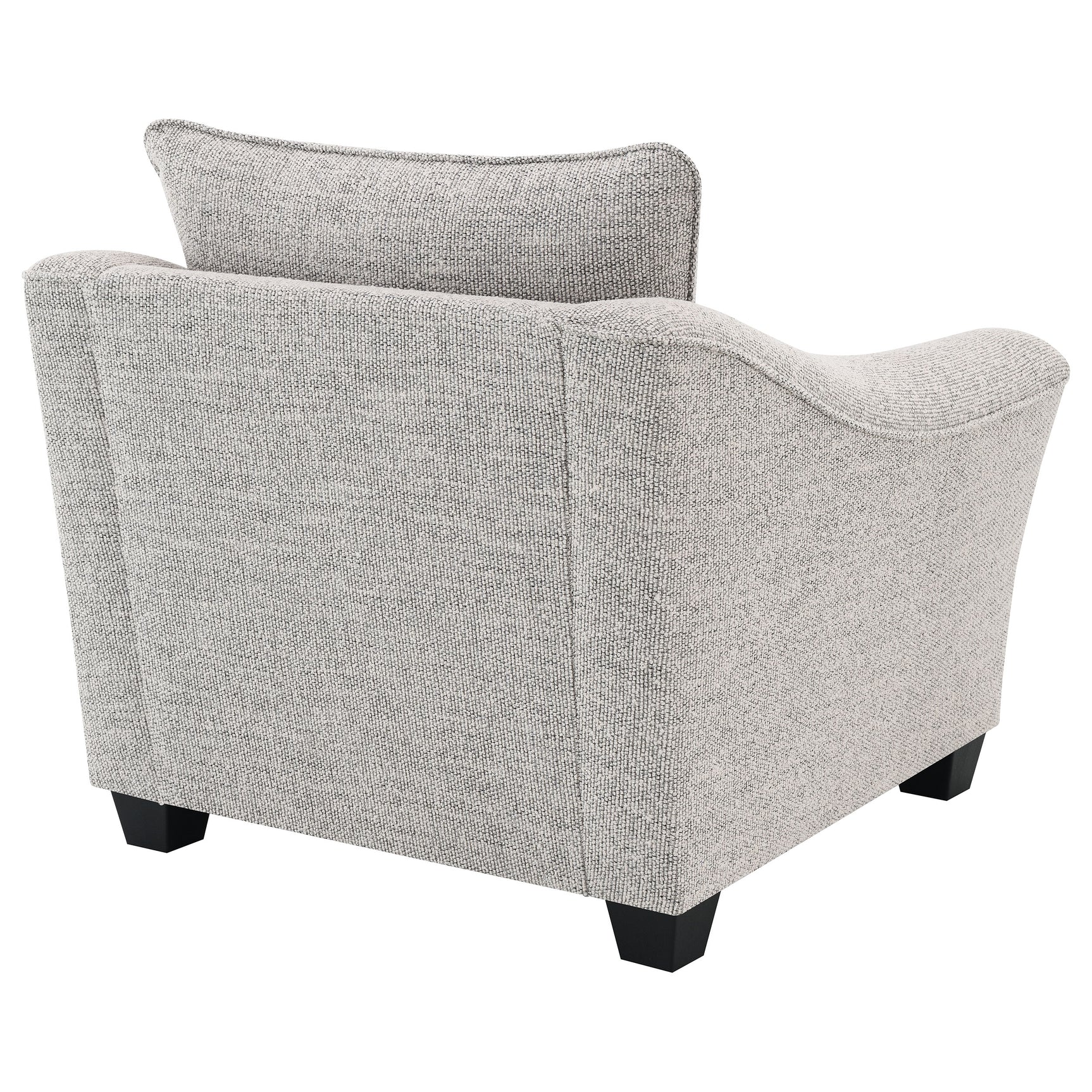 Tomkins Boucle Upholstered Chair Light Grey - Tampa Furniture Outlet