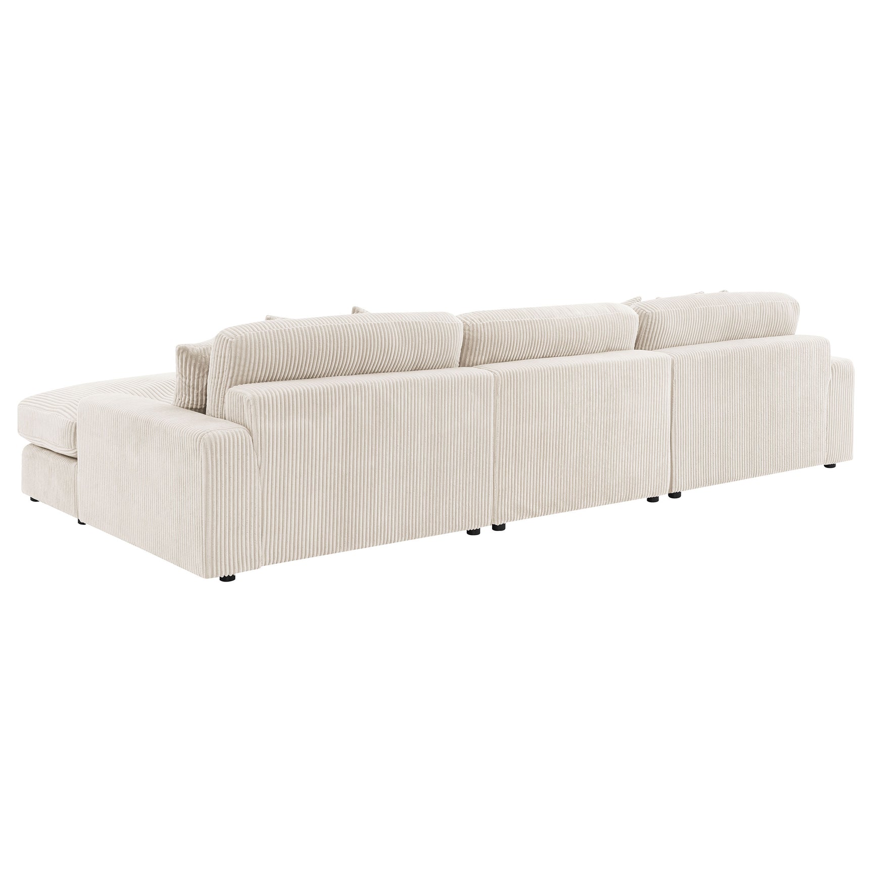 Blaine Upholstered Reversible Chaise Sectional Sofa Sand - Tampa Furniture Outlet