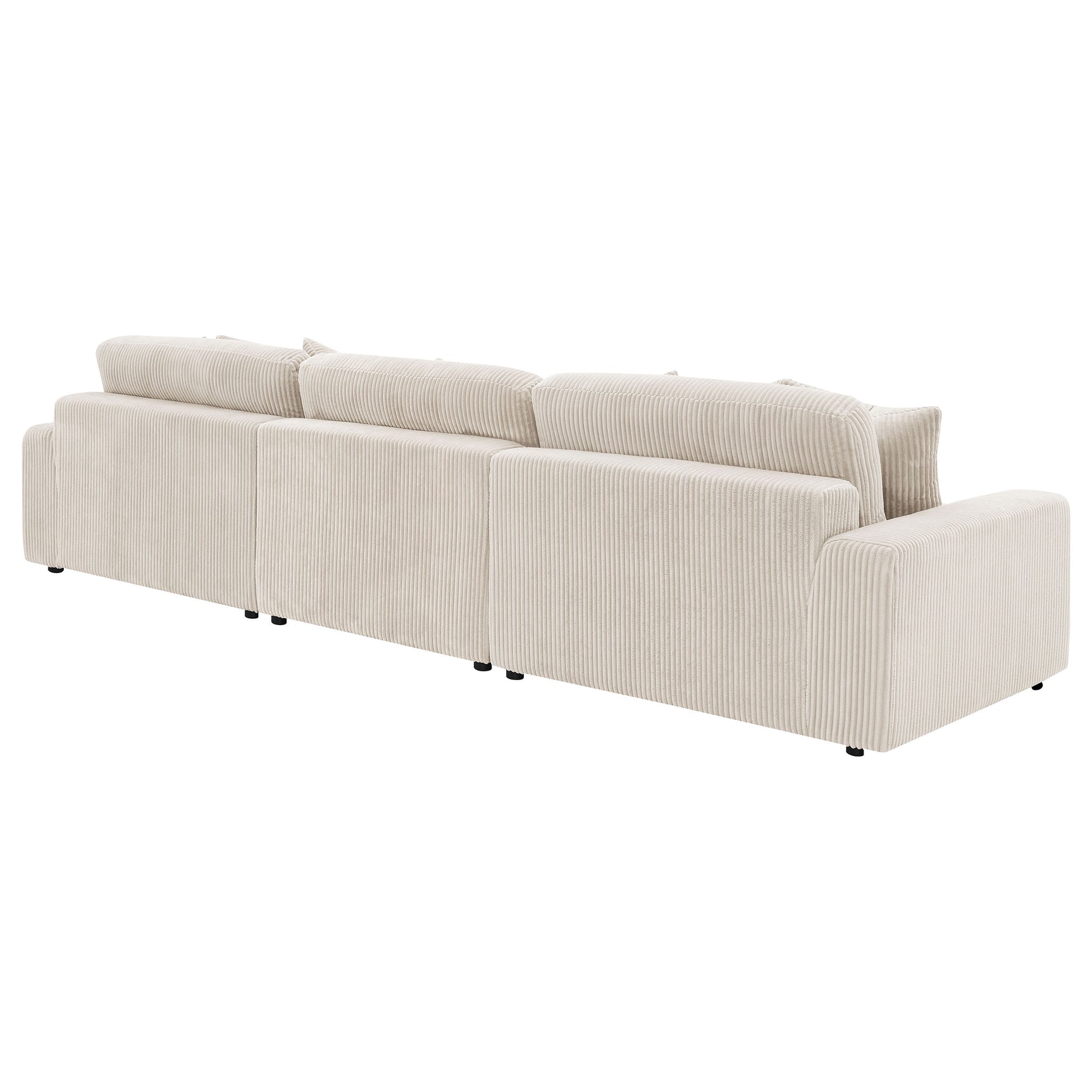 Blaine Upholstered Reversible Chaise Sectional Sofa Sand - Tampa Furniture Outlet