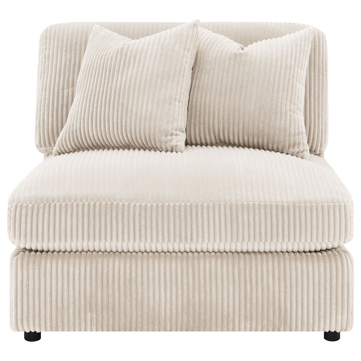 Blaine Upholstered Reversible Chaise Sectional Sofa Sand