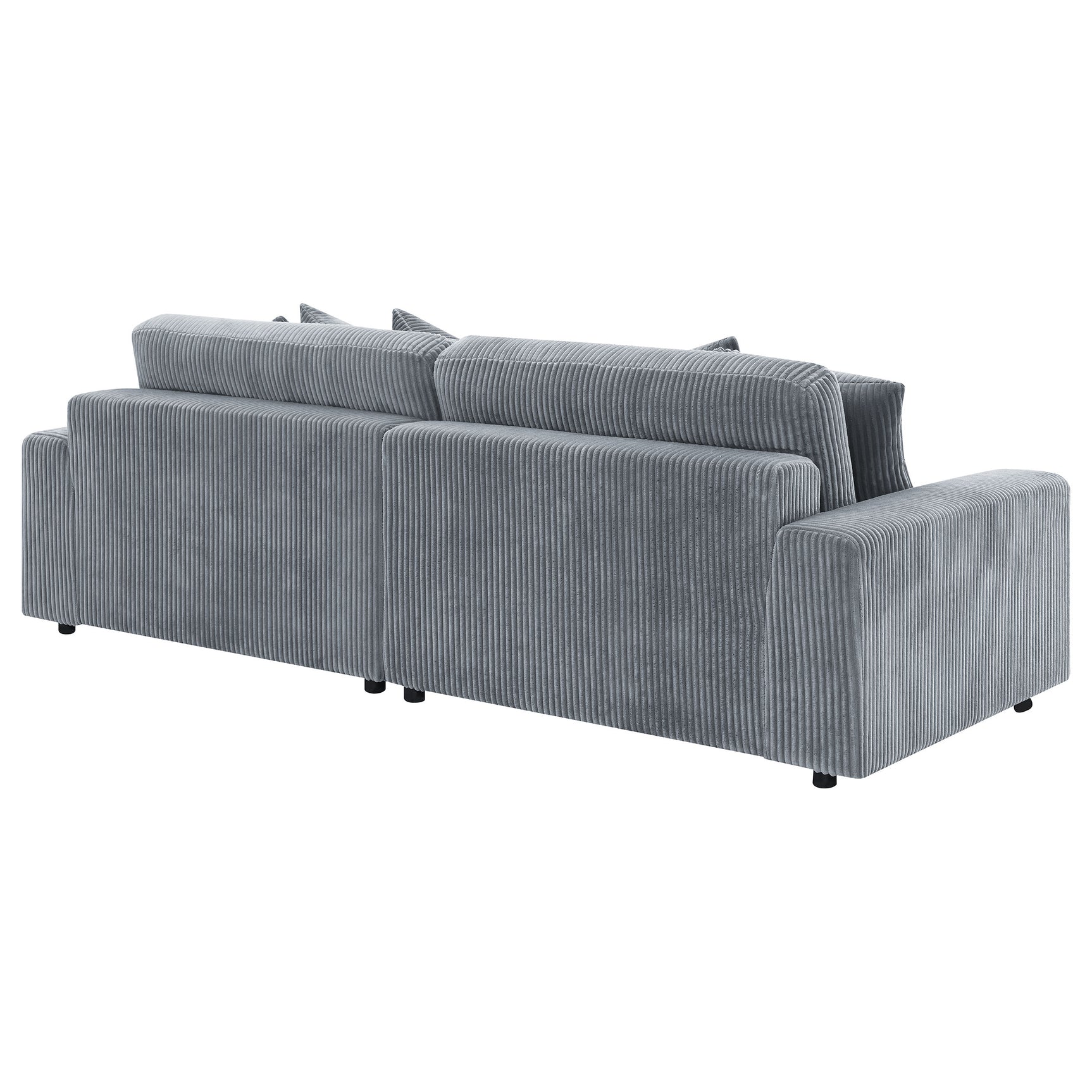 Blaine Upholstered Reversible Chaise Sectional Sofa Fog - Tampa Furniture Outlet
