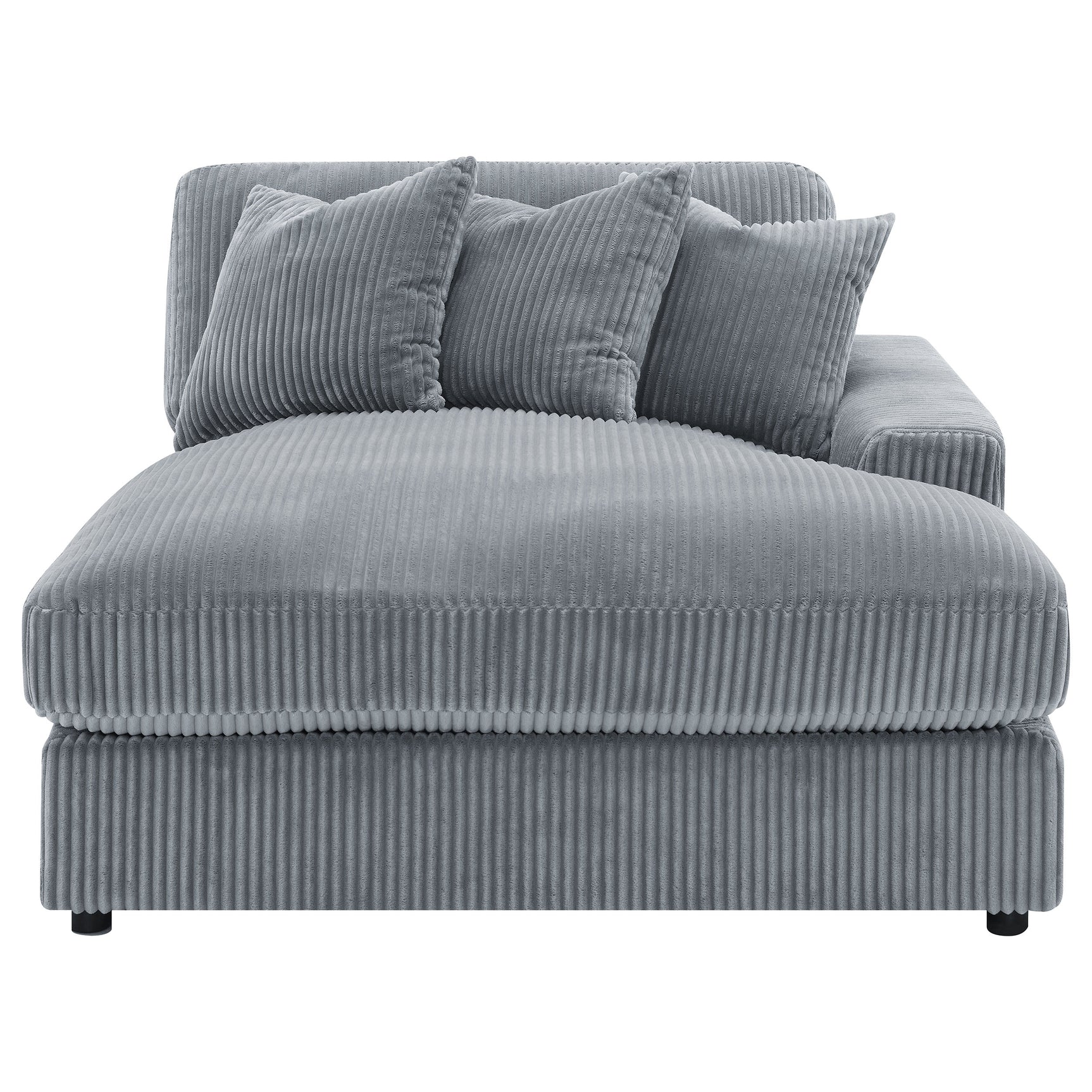 Blaine Upholstered Reversible Chaise Sectional Sofa Fog - Tampa Furniture Outlet