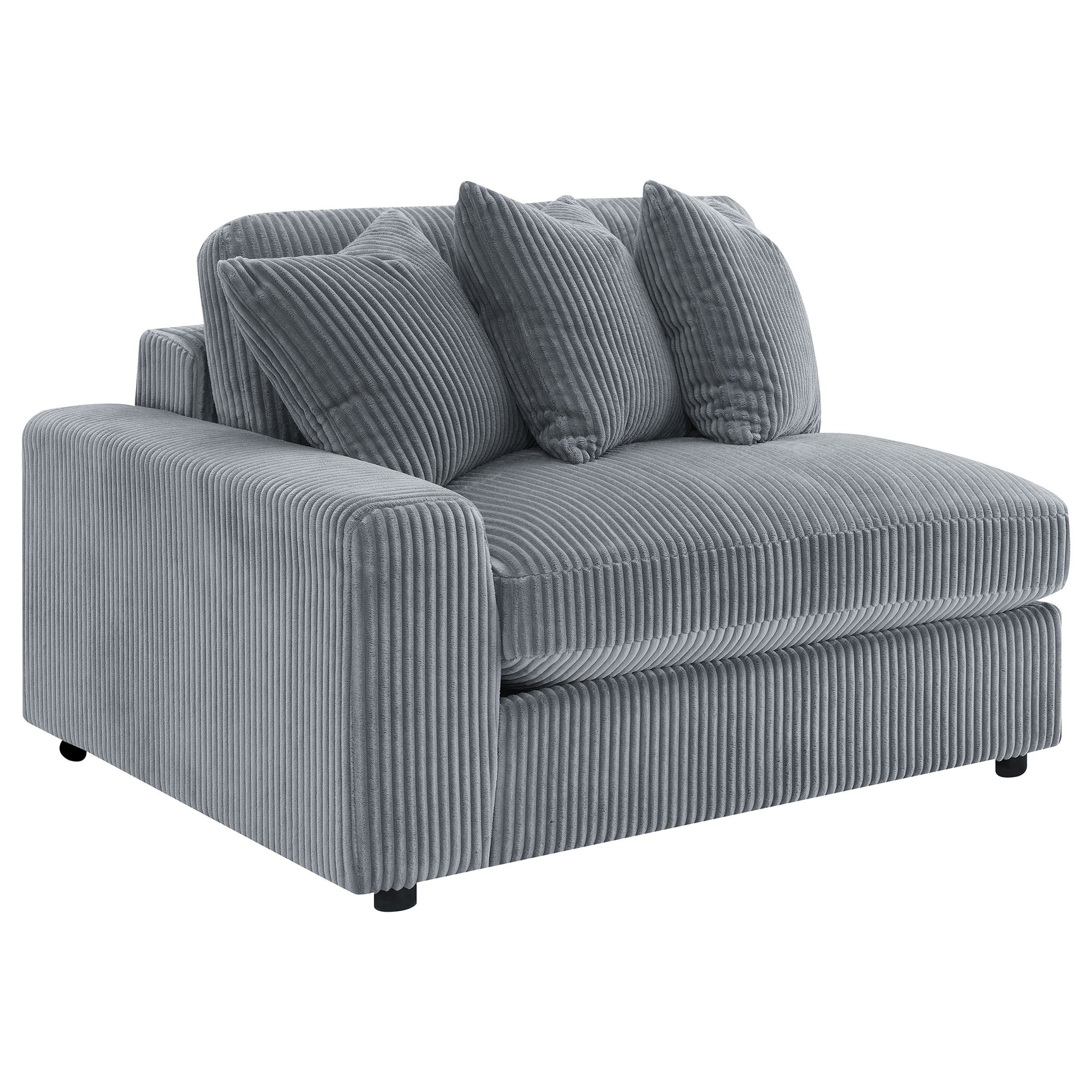 Blaine Upholstered Reversible Chaise Sectional Sofa Fog - Tampa Furniture Outlet