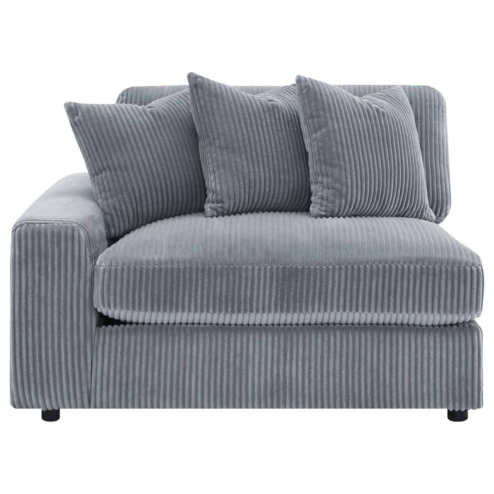 Blaine Upholstered Reversible Chaise Sectional Sofa Fog - Tampa Furniture Outlet