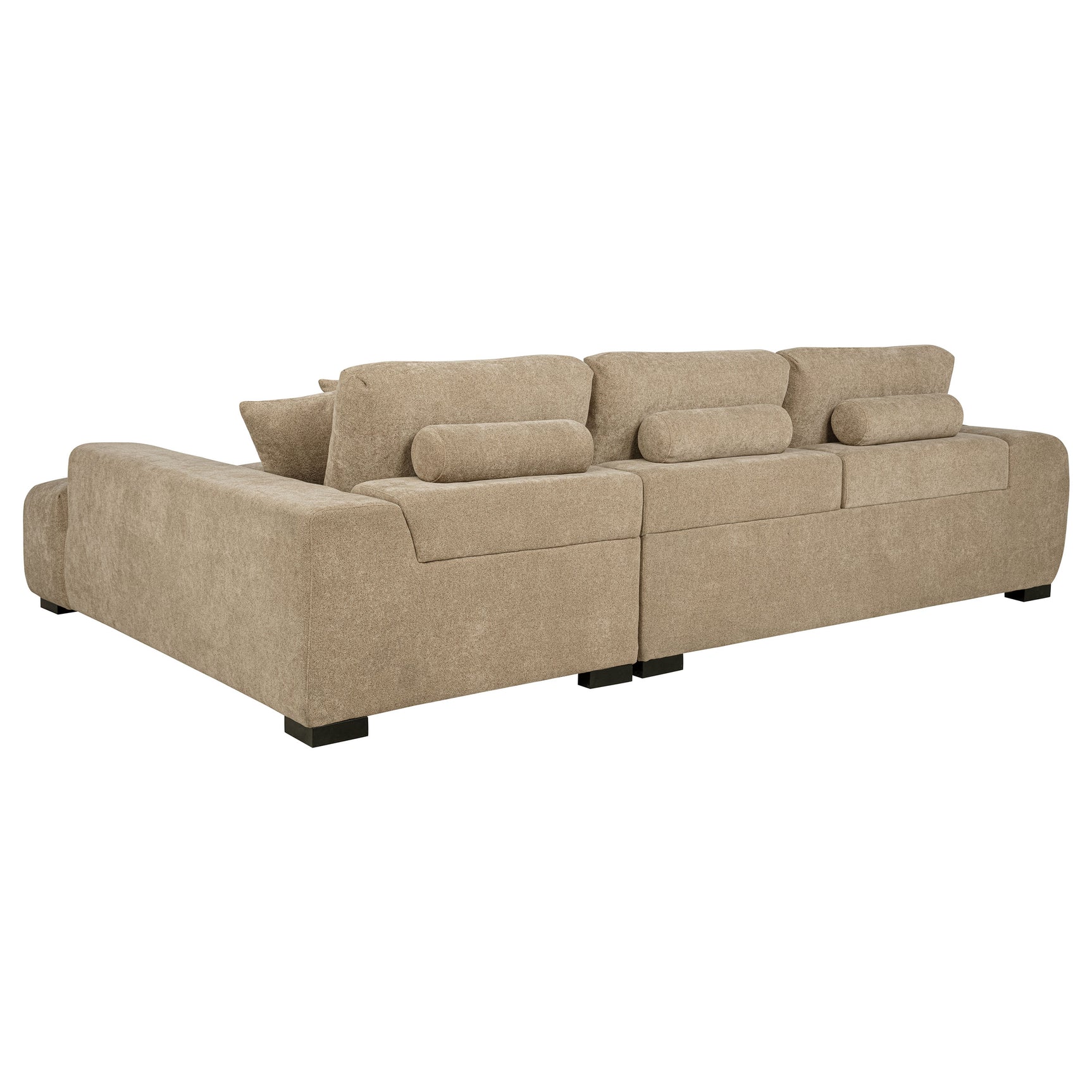 Octavia Upholstered Sectional Chaise Sofa Camel - Tampa Furniture Outlet
