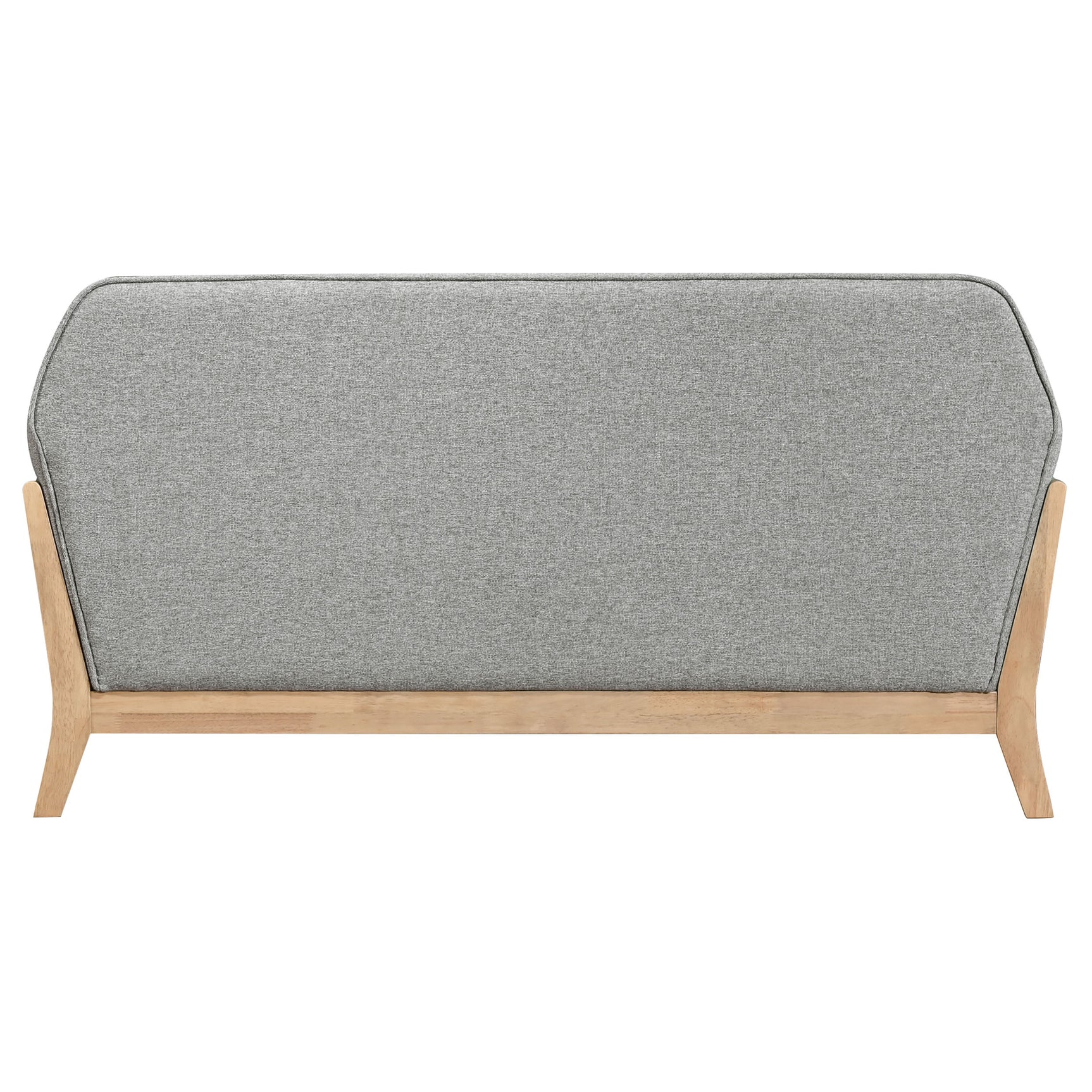 Vaughn Fabric Upholstered Flared Arm Loveseat Grey
