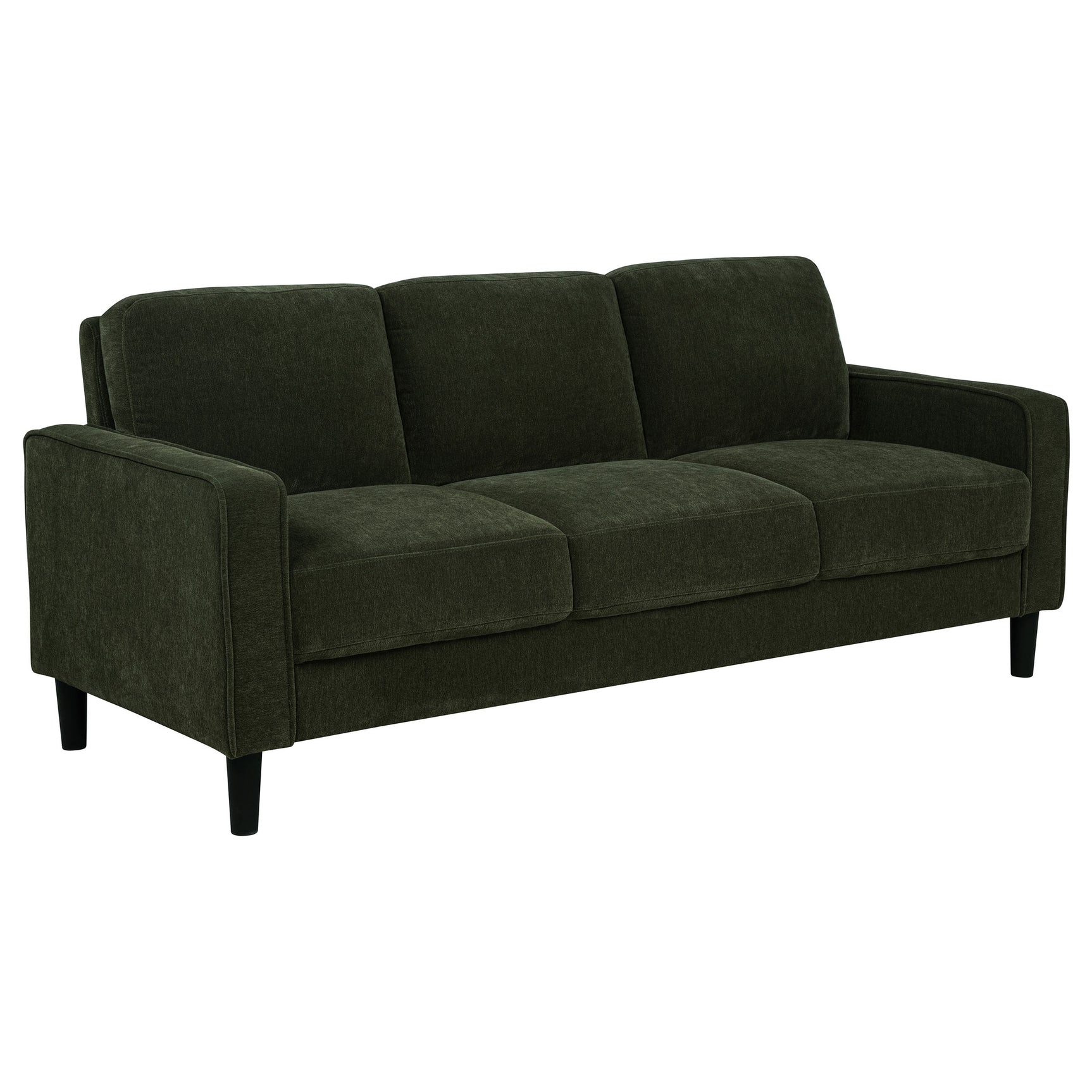 Tampa Furniture Outlet - Coaster - Ruth 77-inch Fabric Upholstered Track Arm Sofa Matcha Green - 511214