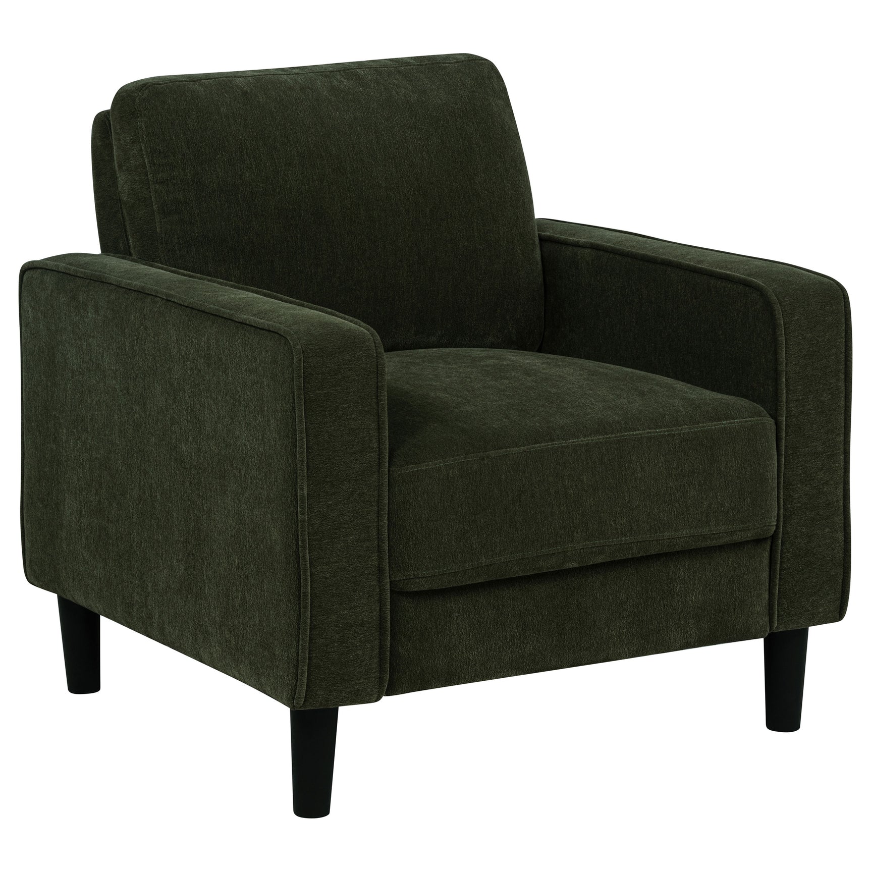 Tampa Furniture Outlet - Coaster - Ruth Fabric Upholstered Track Arm Accent Chair Matcha Green - 511216