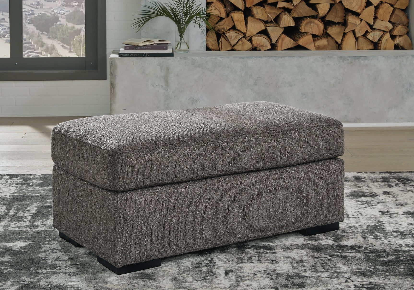 Tampa Furniture Outlet - Ashley Furniture - Gardiner Living Room - Ottoman / Pewter - 5240414