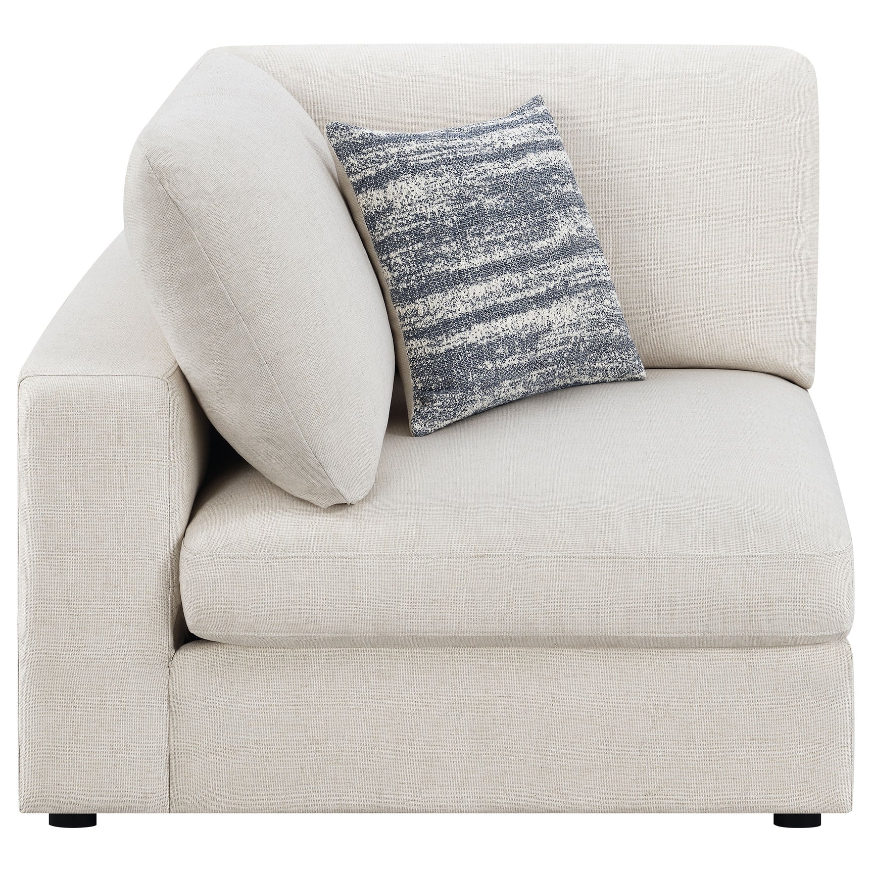 Serene Upholstered Corner Beige - Tampa Furniture Outlet