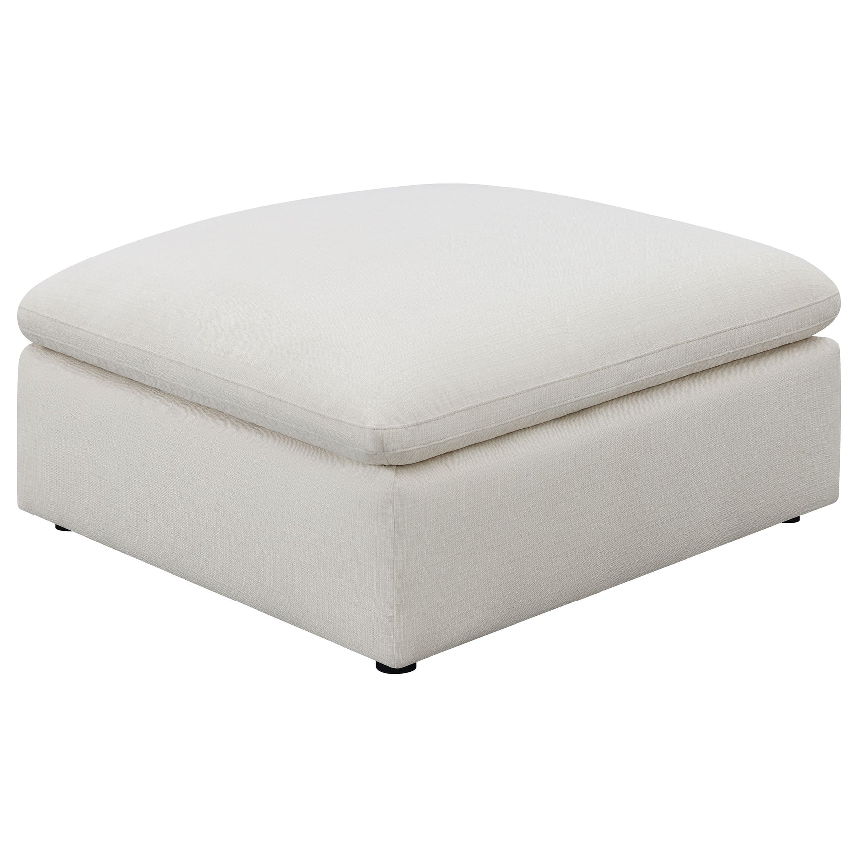Hobson 6-piece Upholstered Modular Sectional Sofa Ivory - Tampa Furniture Outlet