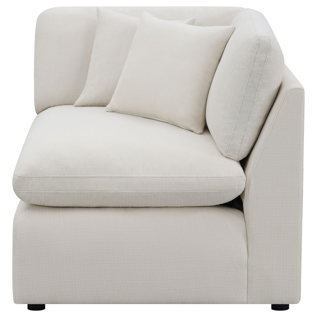 Hobson Upholstered Corner Ivory