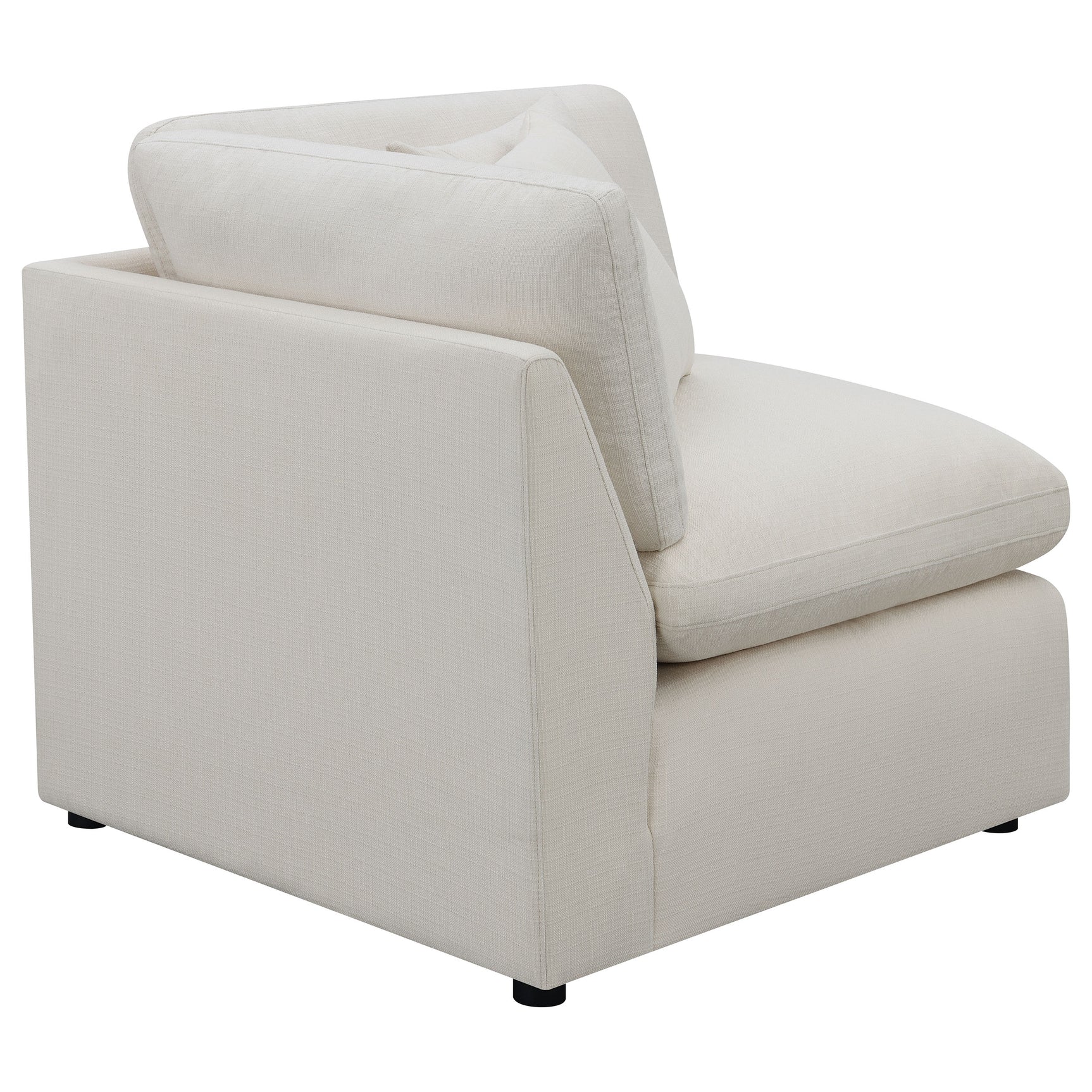 Hobson Upholstered Corner Ivory - Tampa Furniture Outlet