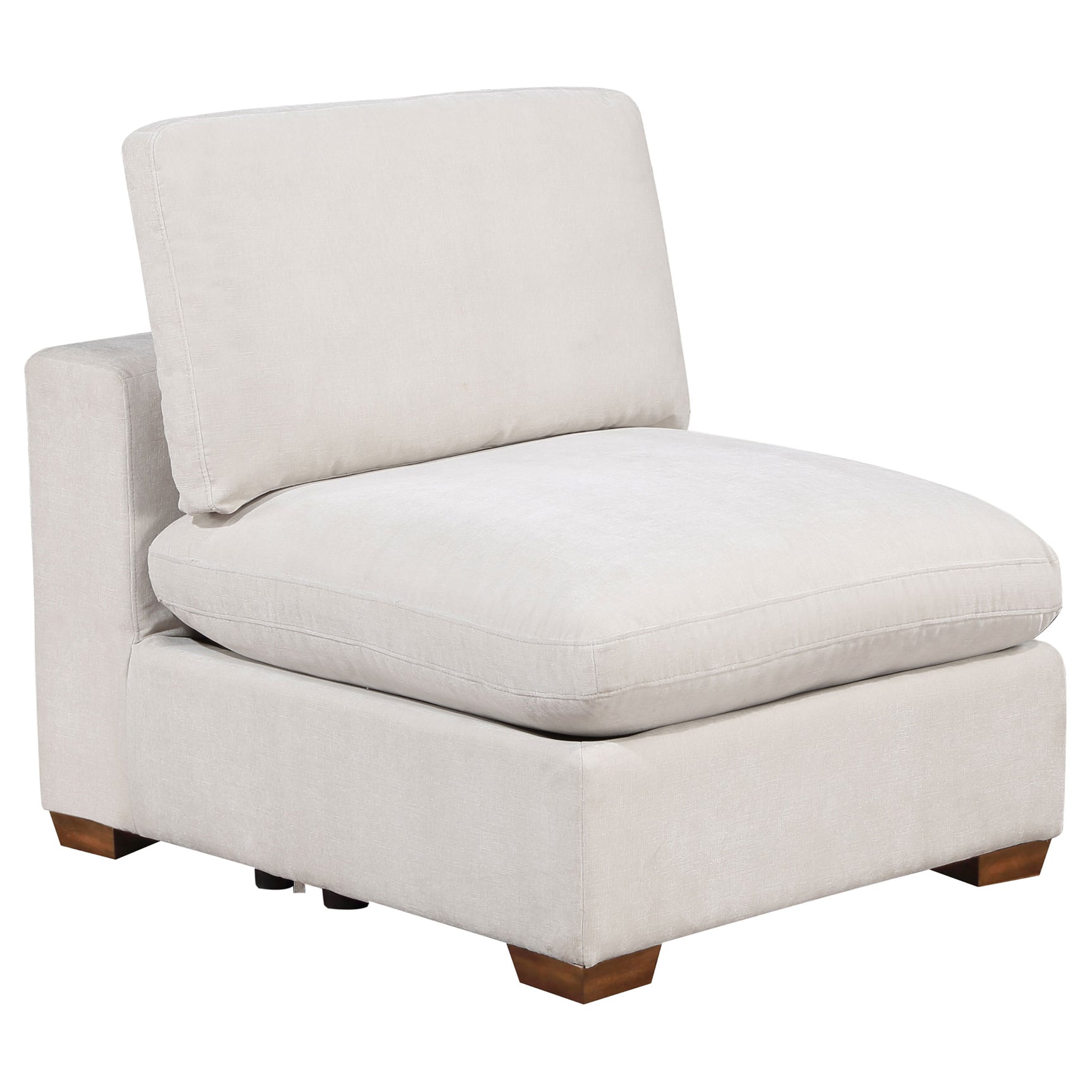 Lakeview 6-piece Upholstered Modular Sectional Sofa Ivory - Tampa Furniture Outlet