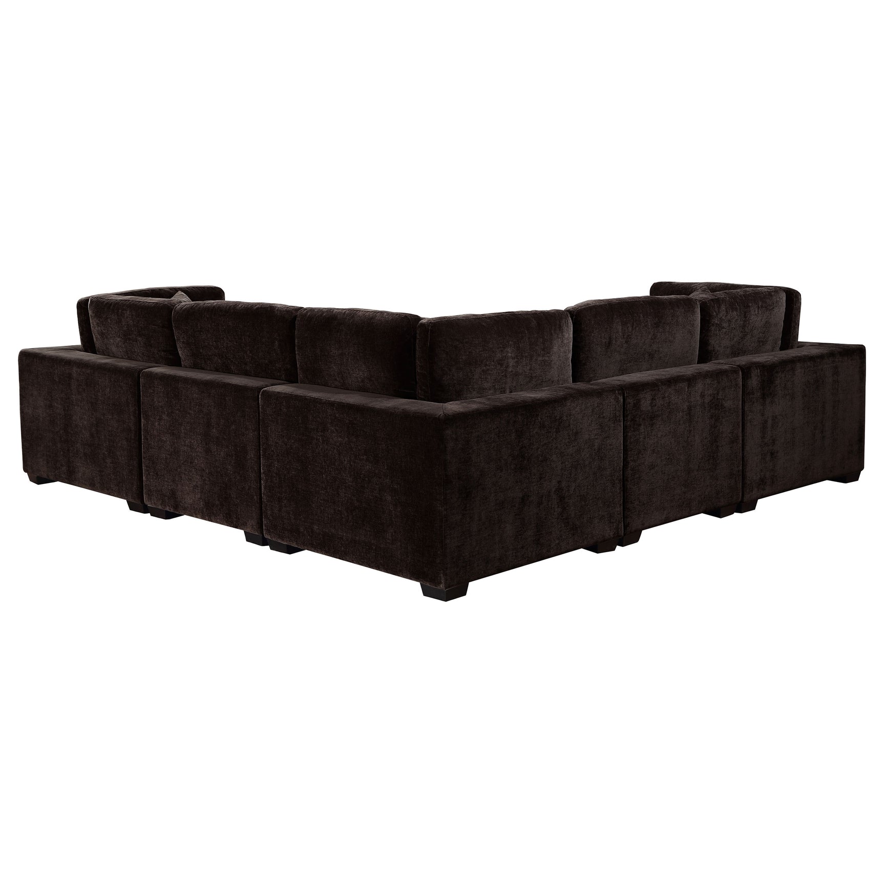 Lakeview 6-piece Upholstered Modular Sectional Chocolate - Tampa Furniture Outlet