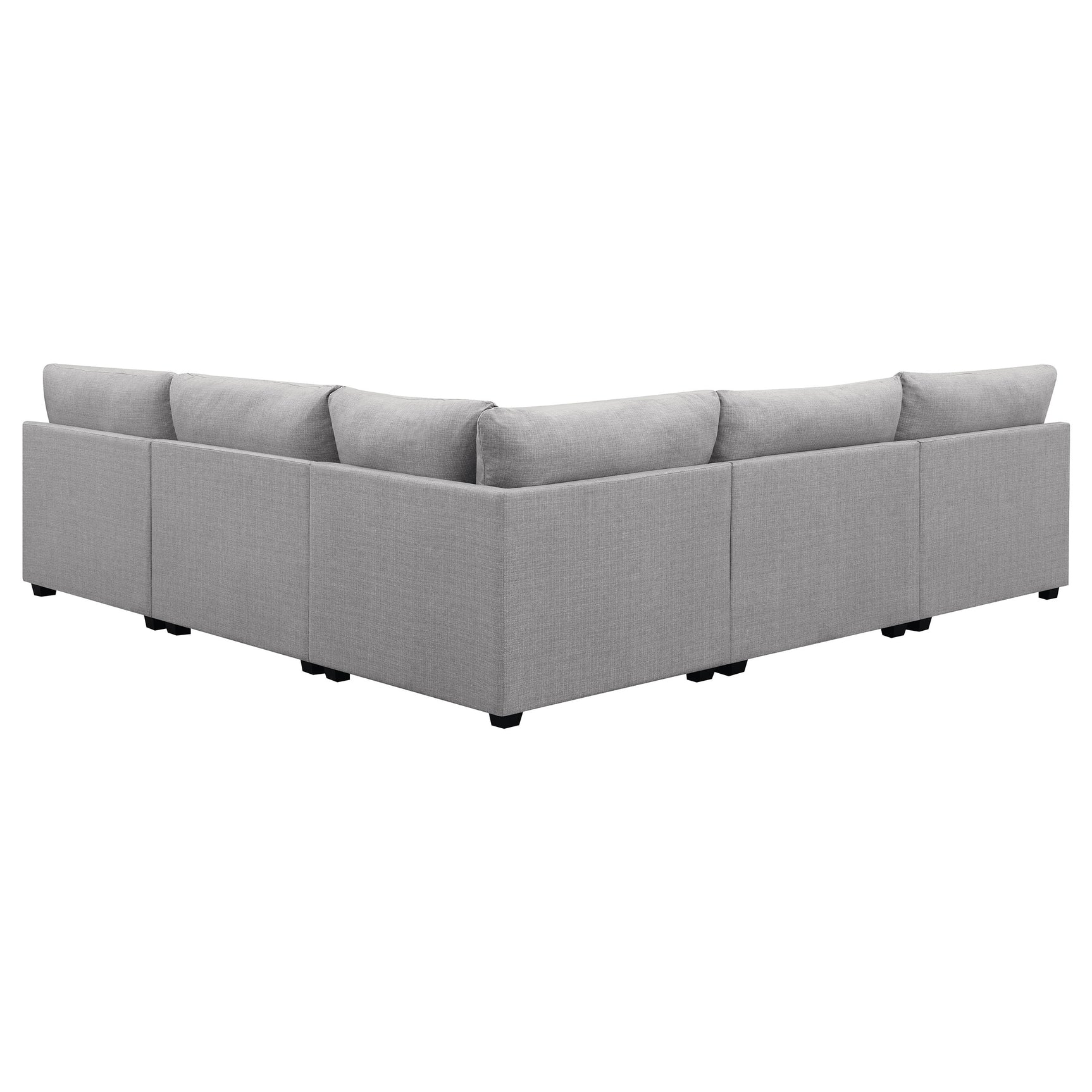 Cambria 5-piece Upholstered Modular Sectional Sofa Grey - Tampa Furniture Outlet
