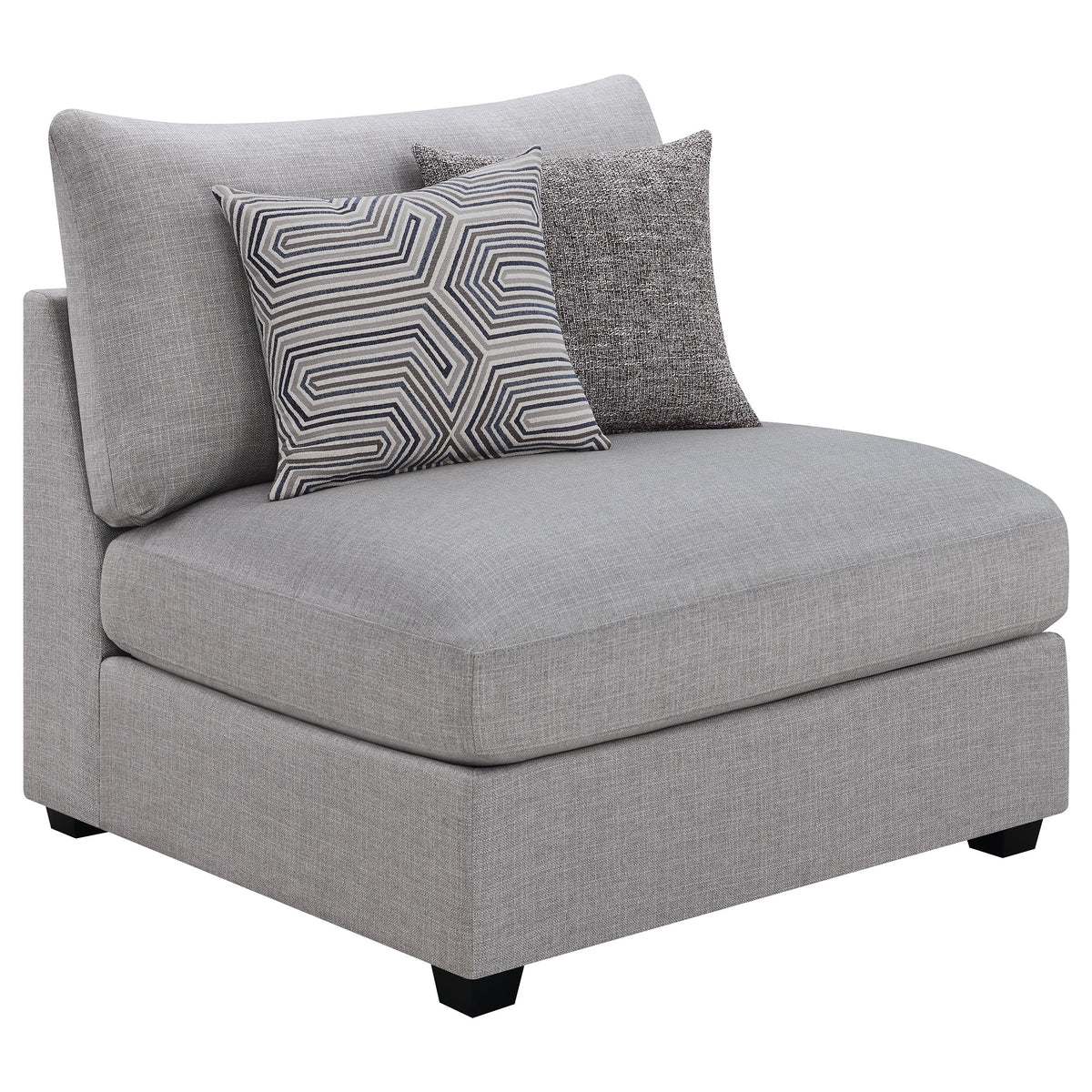 Cambria 5-piece Upholstered Modular Sectional Sofa Grey