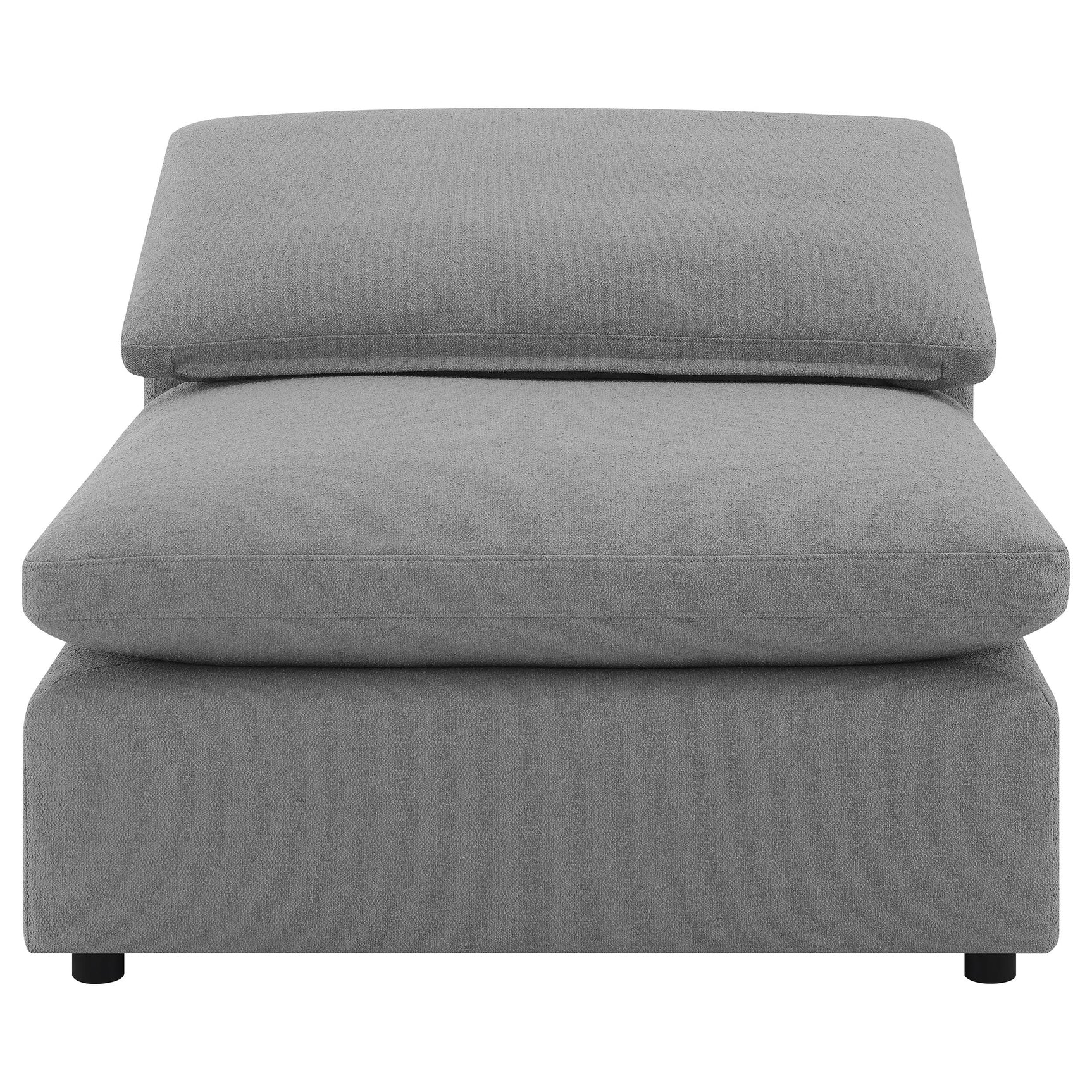 Raleigh 5-piece Boucle Upholstered Modular Sectional Grey - Tampa Furniture Outlet