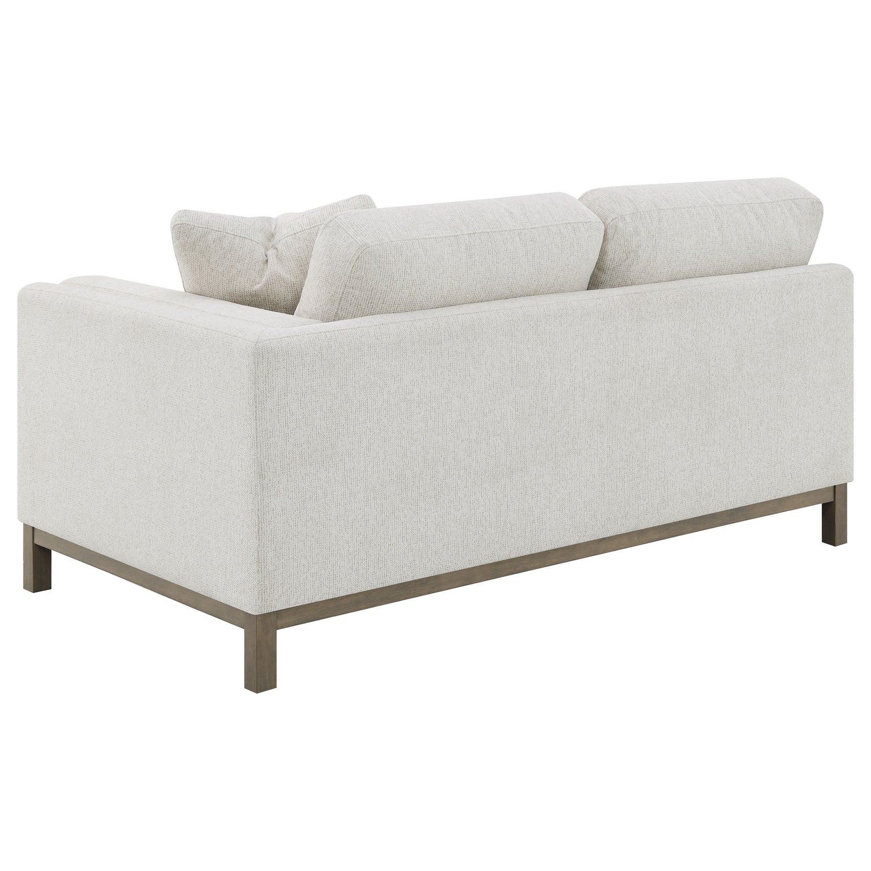 Geneva Boucle Upholstered Sectional Chaise Sofa Sand - Tampa Furniture Outlet