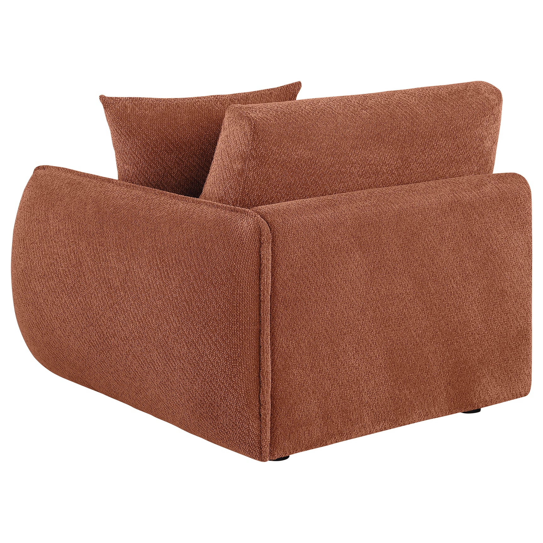 Elysia Fabric Upholstered Modular RAF Chair Coral
