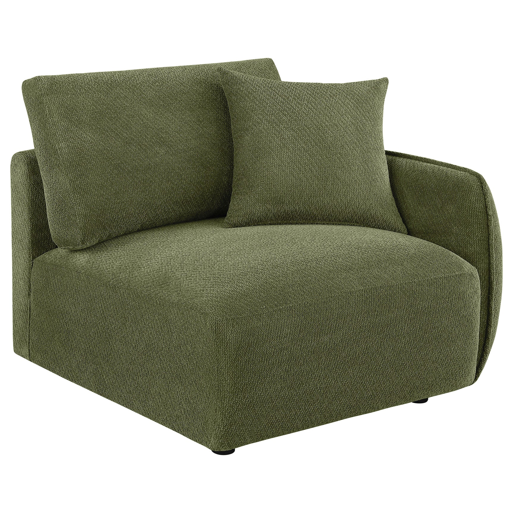 Elysia 6-piece Fabric Upholstered Modular Sectional Sofa Green