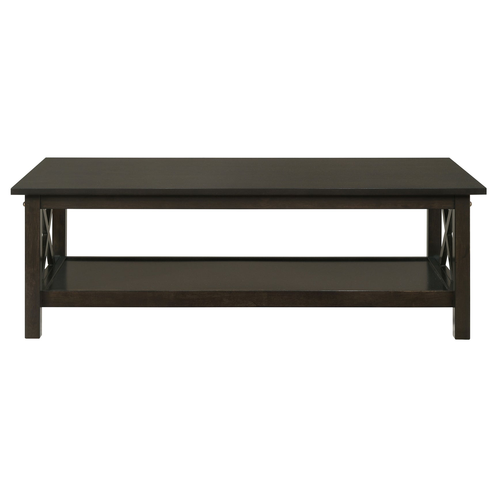 Rachelle 3-piece Rectangular Coffee Table Set Deep Merlot - Tampa Furniture Outlet