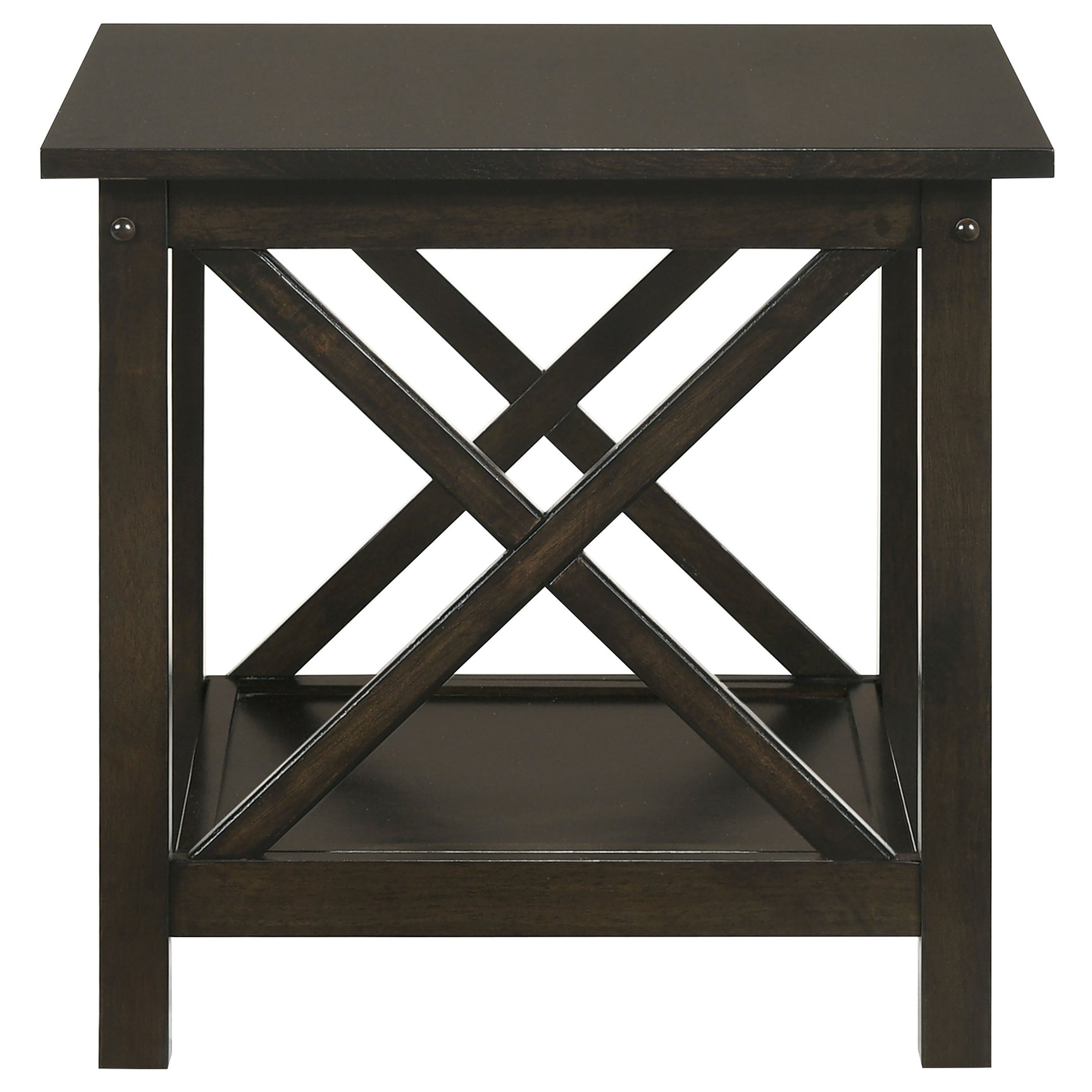Rachelle 3-piece Rectangular Coffee Table Set Deep Merlot - Tampa Furniture Outlet