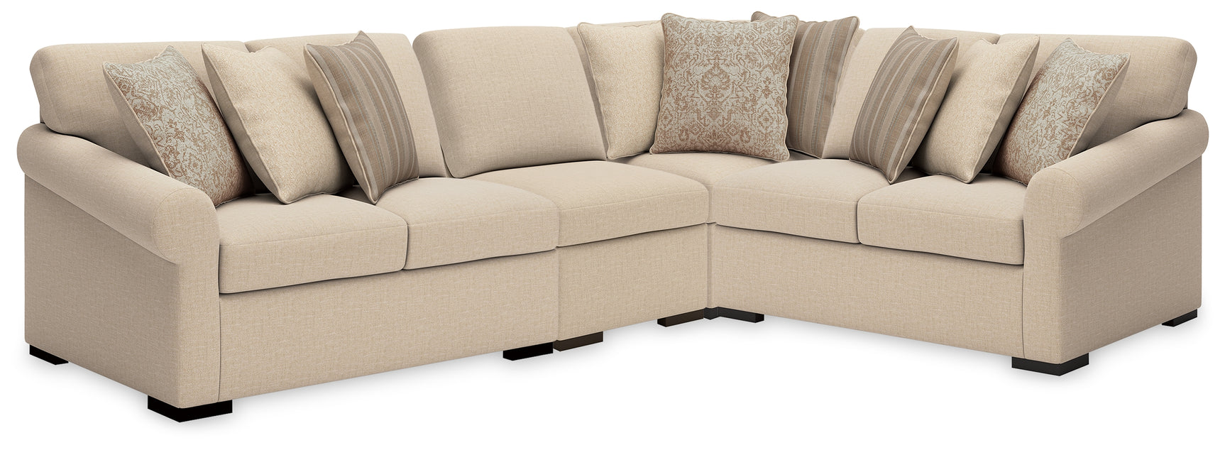 Tampa Furniture Outlet - Ashley Furniture - LadyMae 4-Piece Sectional - 4-Piece Sectional - 59404S9