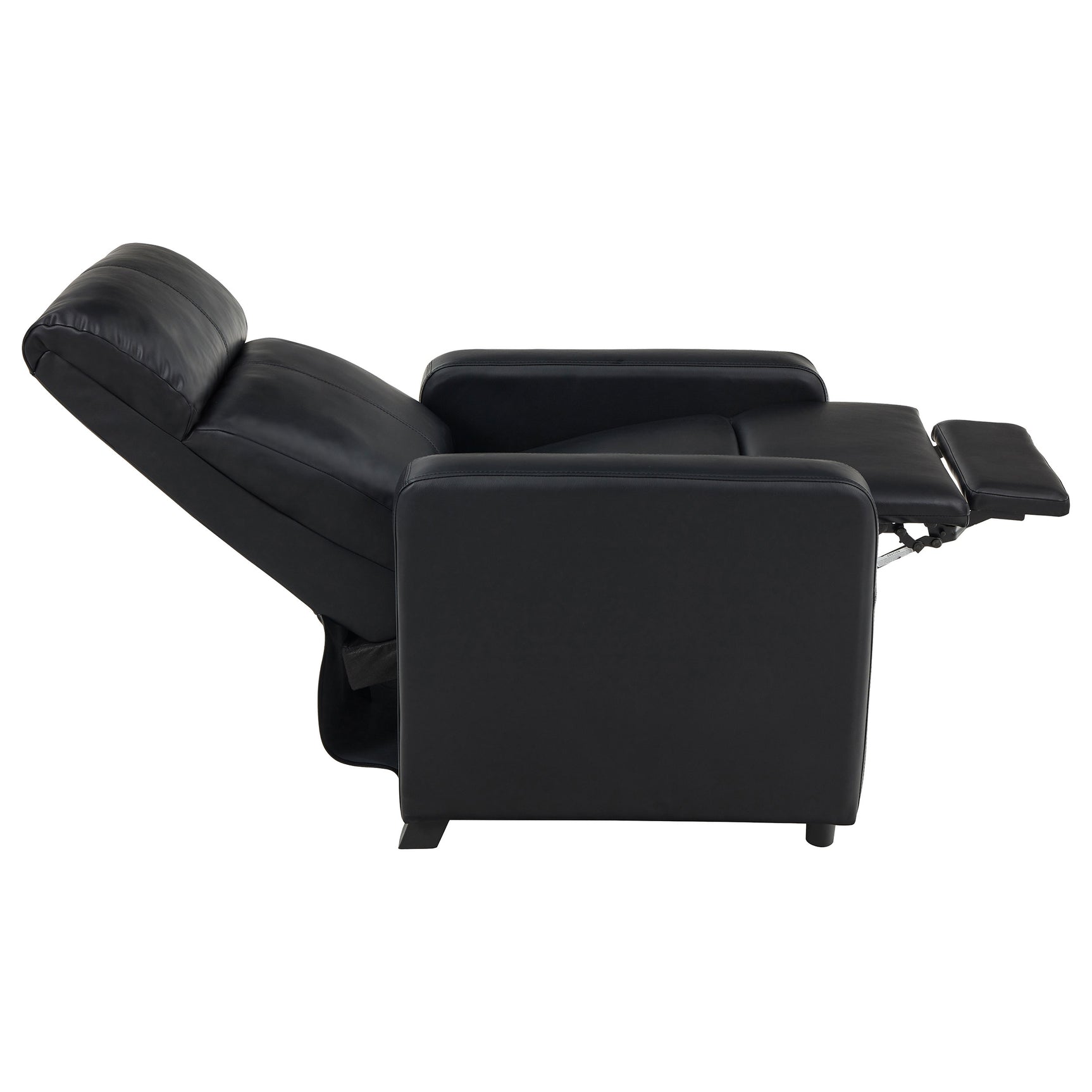 Toohey Upholstered Tufted Recliner Living Room Set Black - Tampa Furniture Outlet