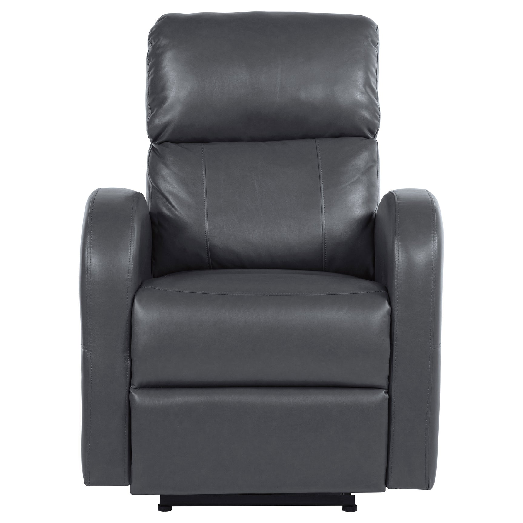 Grant Upholstered Power Recliner Chair Grey - Tampa Furniture Outlet