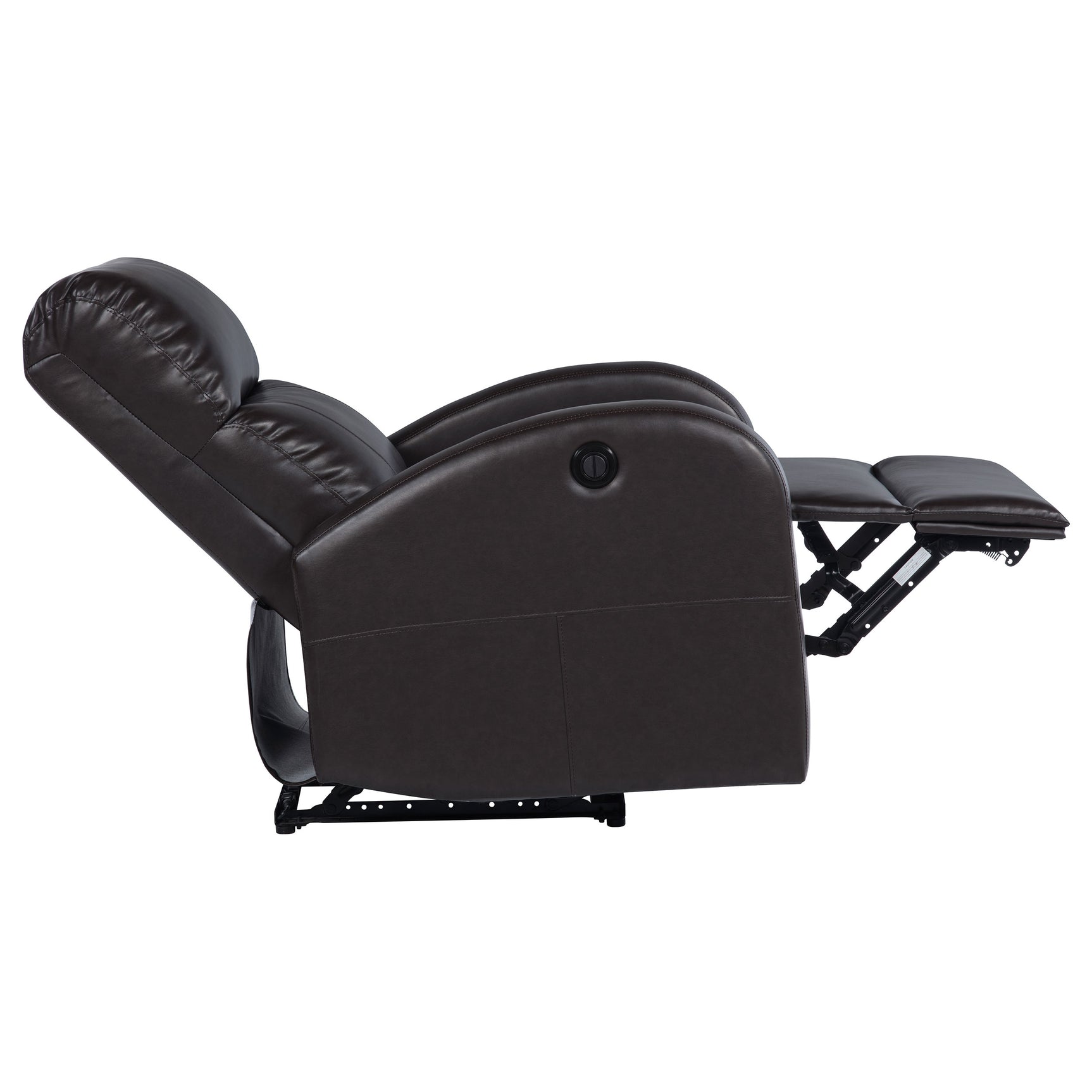Grant Upholstered Power Recliner Chair Brown - Tampa Furniture Outlet