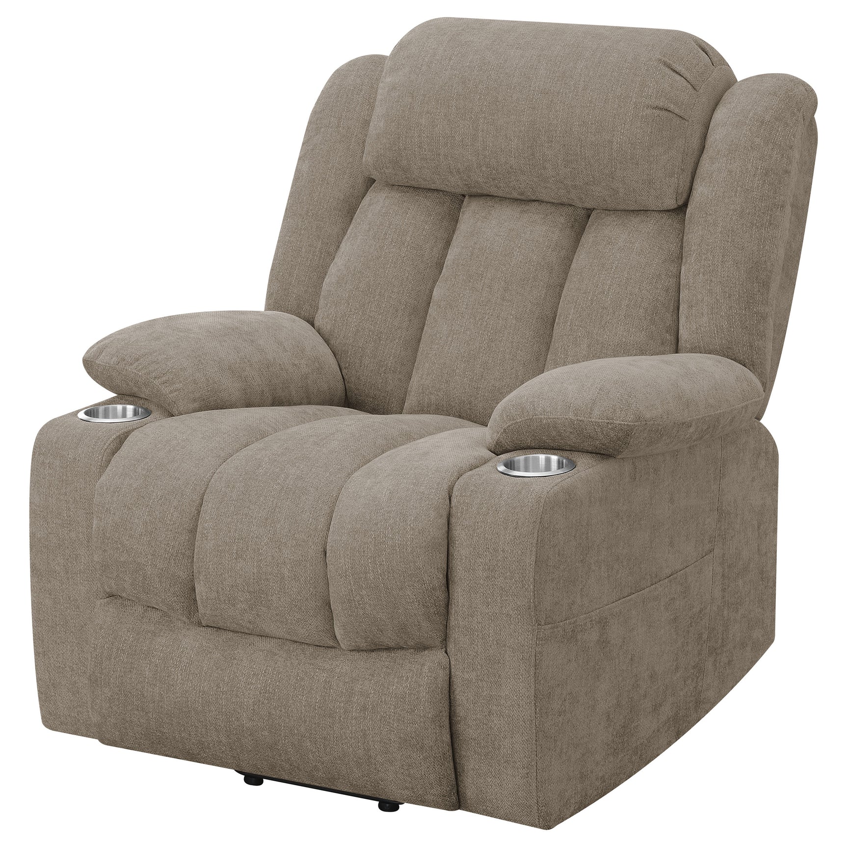 Houston Upholstered Power Lift Recliner Chair Camel - Tampa Furniture Outlet