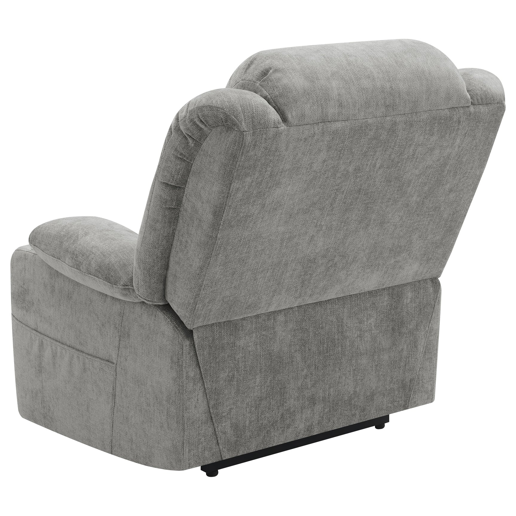 Houston Upholstered Power Lift Recliner Grey - Tampa Furniture Outlet