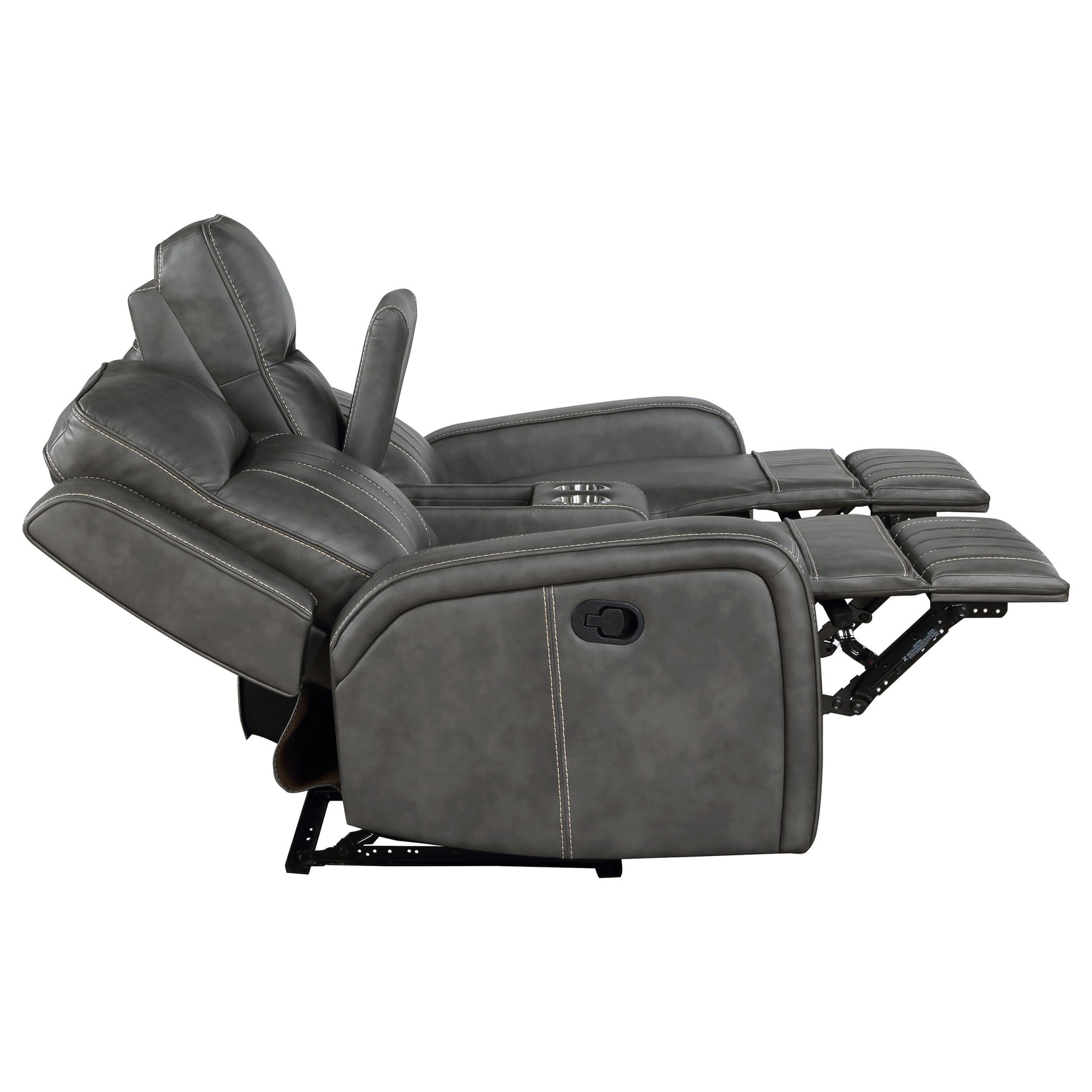 Raelynn 3-piece Upholstered Reclining Sofa Set Grey - Tampa Furniture Outlet