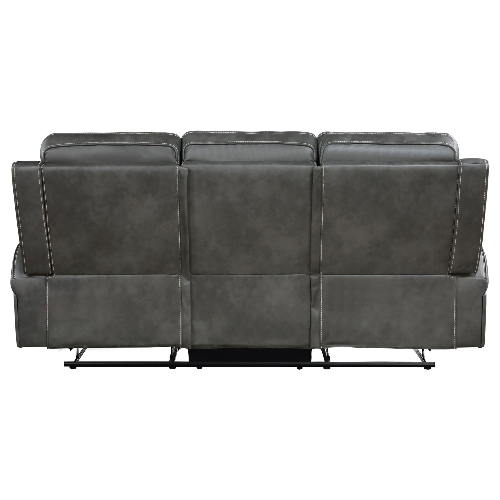 Raelynn Upholstered Track Arm Motion Sofa Grey - Tampa Furniture Outlet