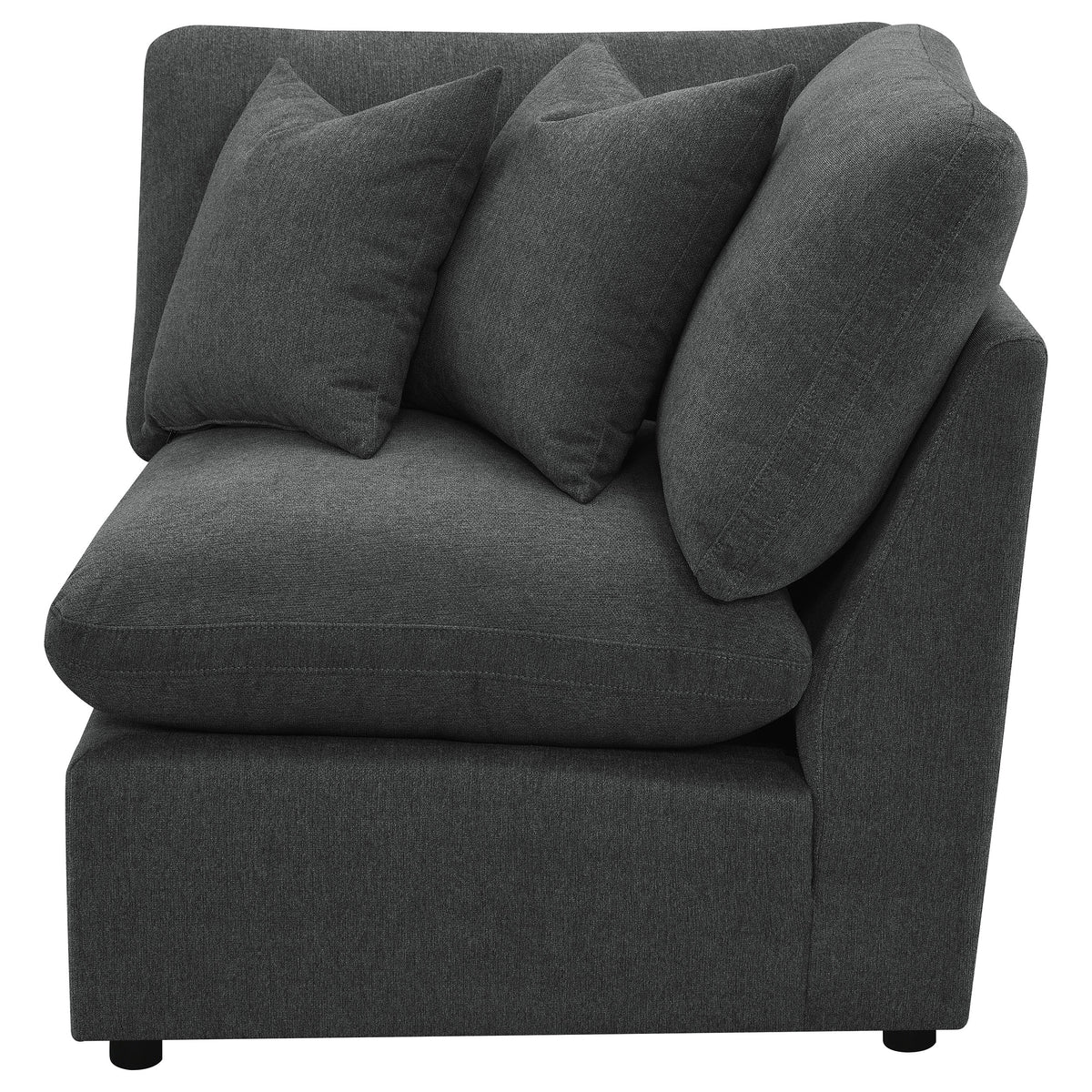 Collins Modular Corner Chair Dark Grey