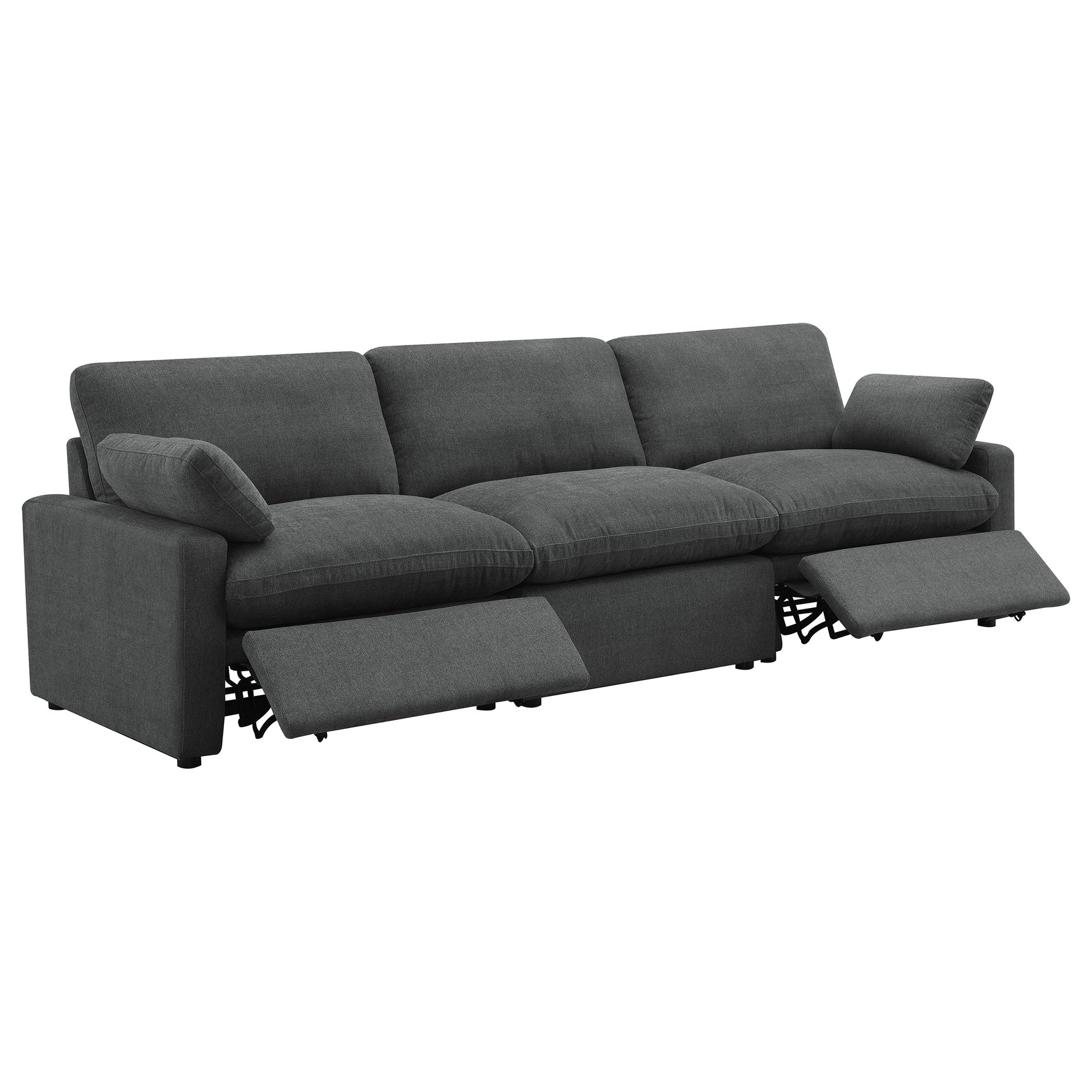 Collins Modular Power Sofa Dark Grey - Tampa Furniture Outlet