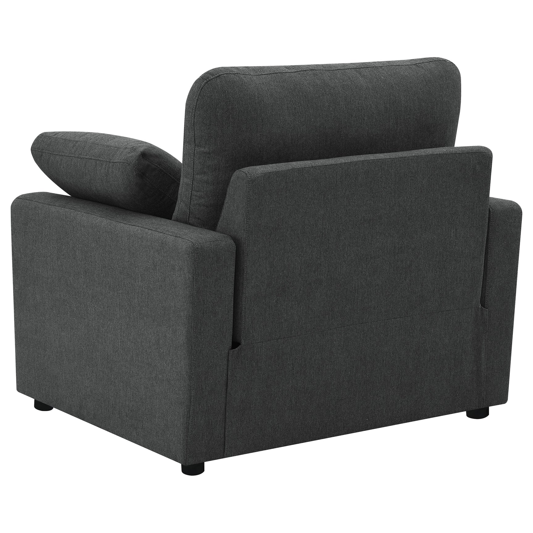 Collins Upholstered Power Recliner Chair Dark Grey - Tampa Furniture Outlet