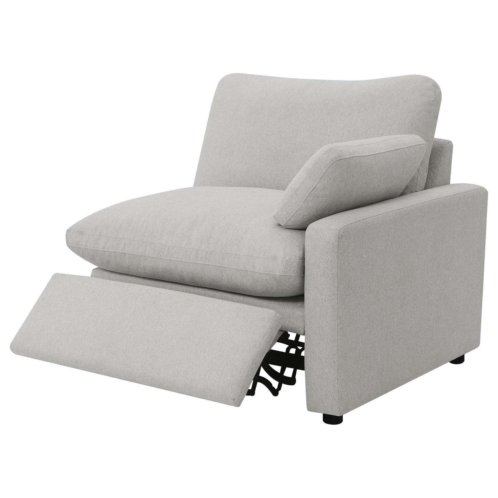 Collins 5-piece Modular Power Reclining Sectional Grey - Tampa Furniture Outlet