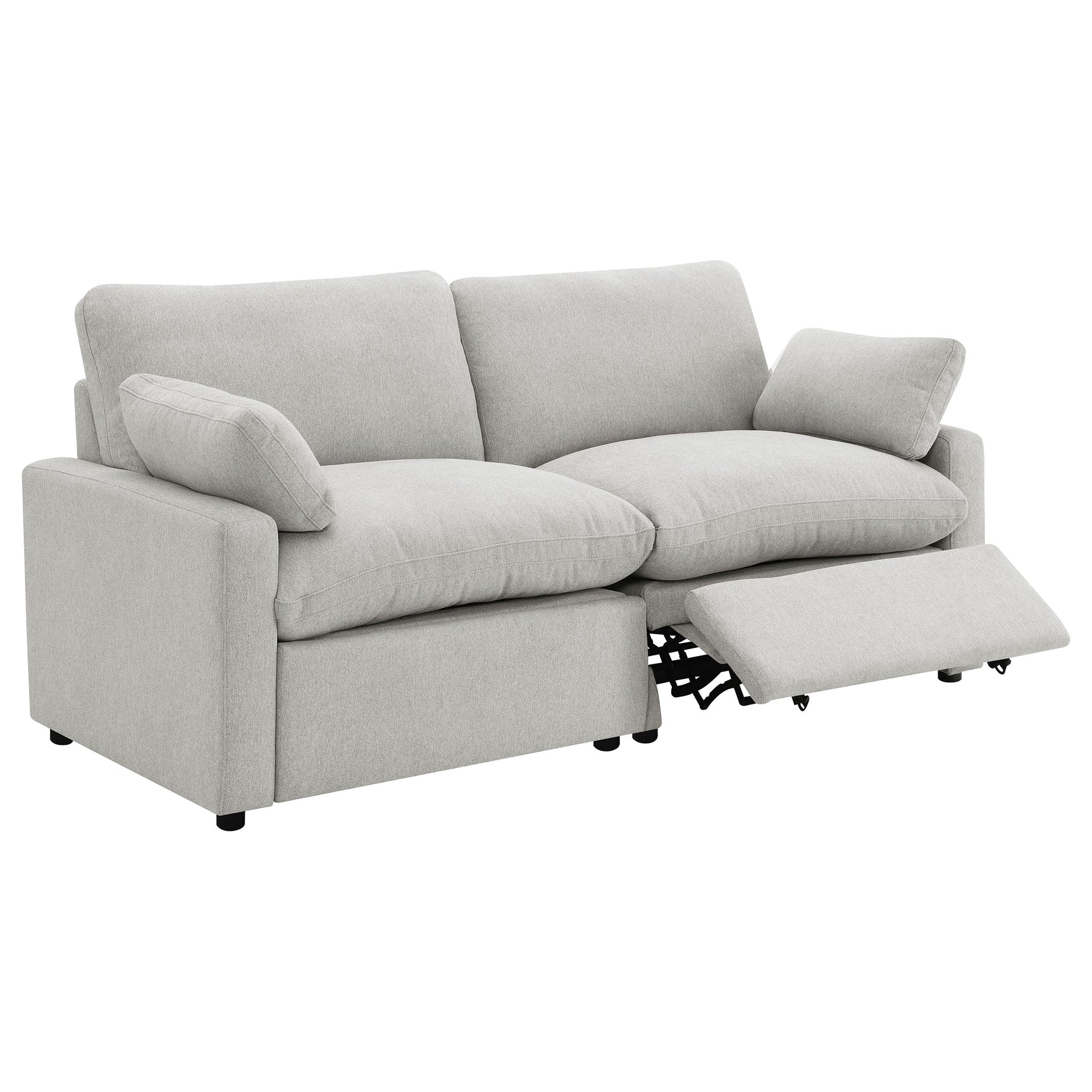 Collins Modular Power Loveseat Grey - Tampa Furniture Outlet
