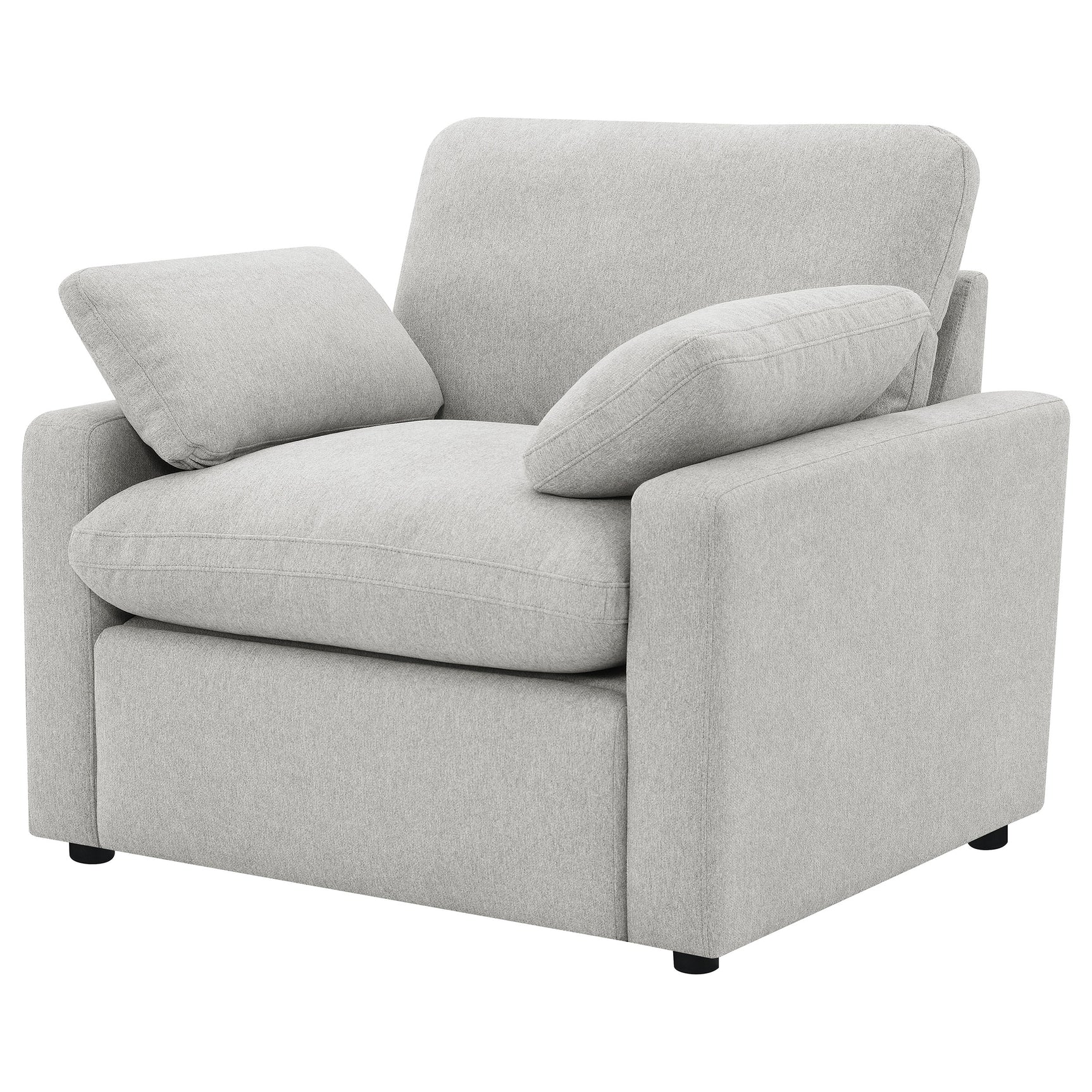 Collins Upholstered Power Recliner Chair Grey - Tampa Furniture Outlet