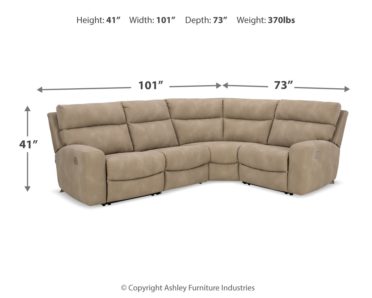 Next-Gen DuraPella Sectional - Tampa Furniture Outlet