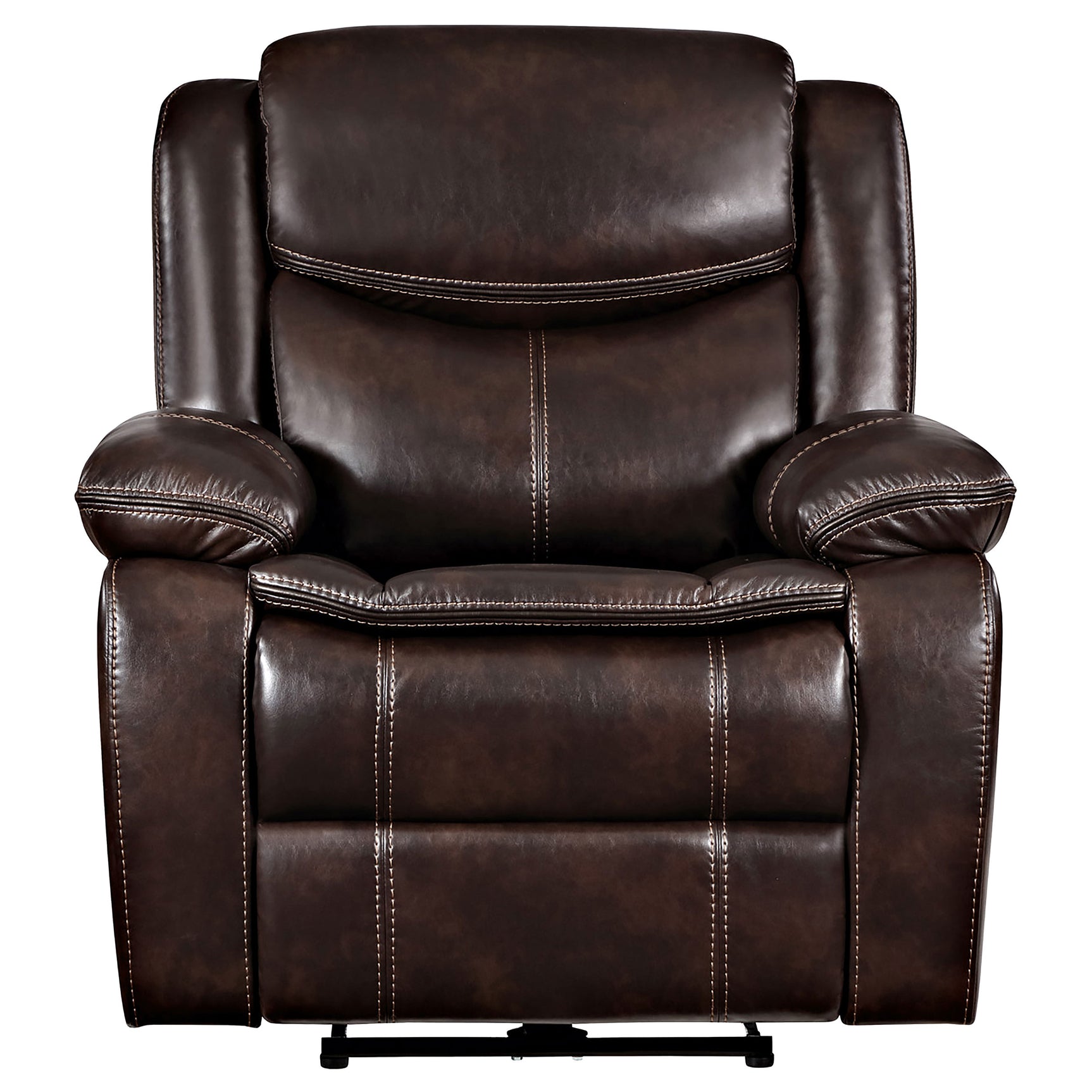 Sycamore Upholstered Power Recliner Chair Dark Brown - Tampa Furniture Outlet