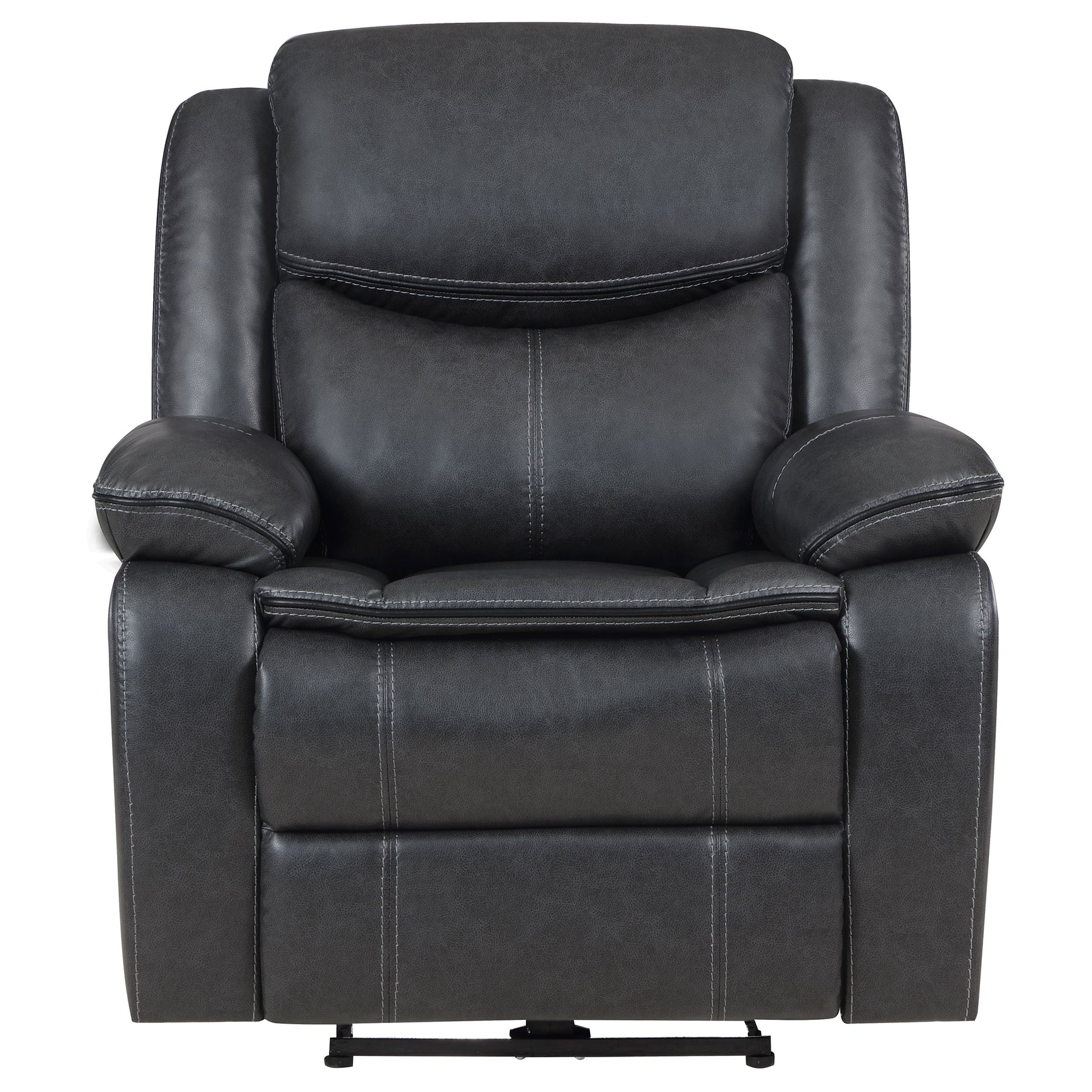 Sycamore Upholstered Power Recliner Chair Dark Grey - Tampa Furniture Outlet