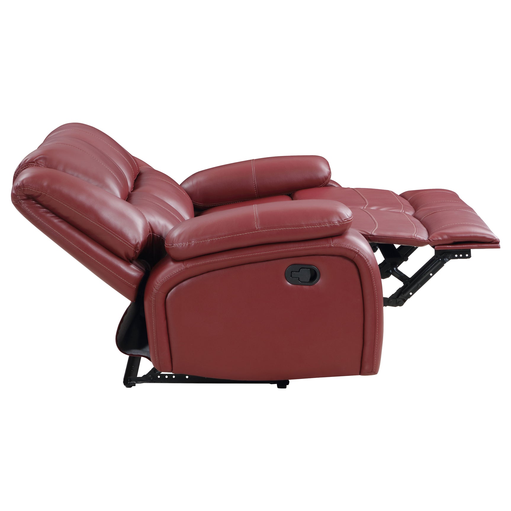 Camila 3-piece Upholstered Reclining Sofa Set Red - Tampa Furniture Outlet