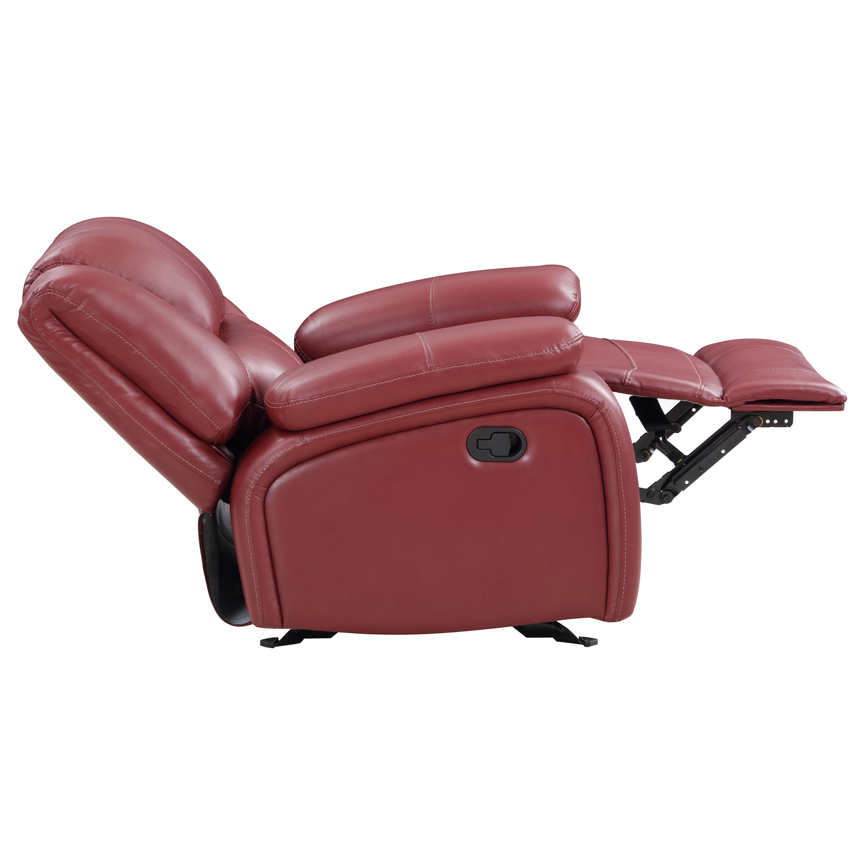 Camila 3-piece Upholstered Reclining Sofa Set Red - Tampa Furniture Outlet