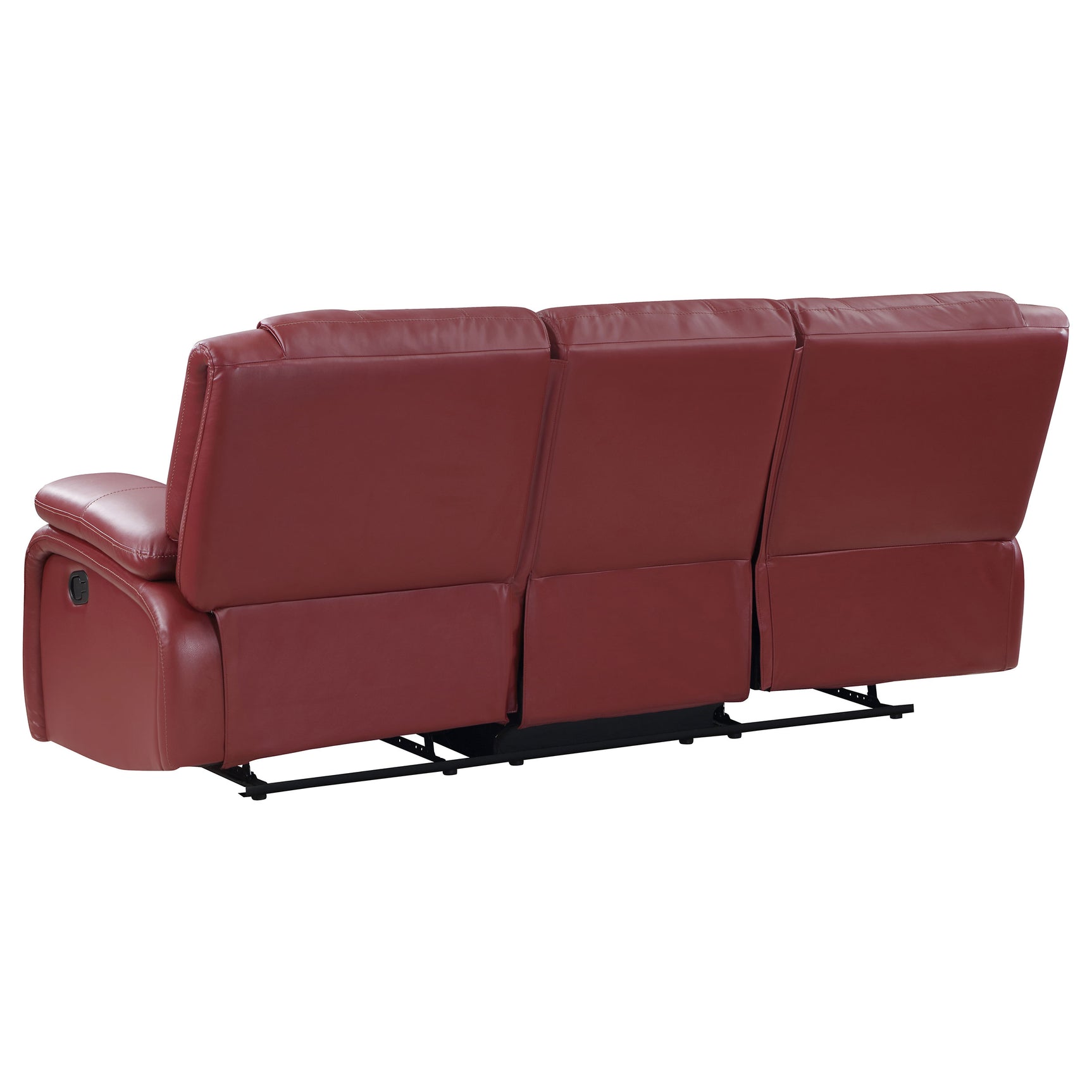 Camila Upholstered Motion Reclining Sofa Red - Tampa Furniture Outlet