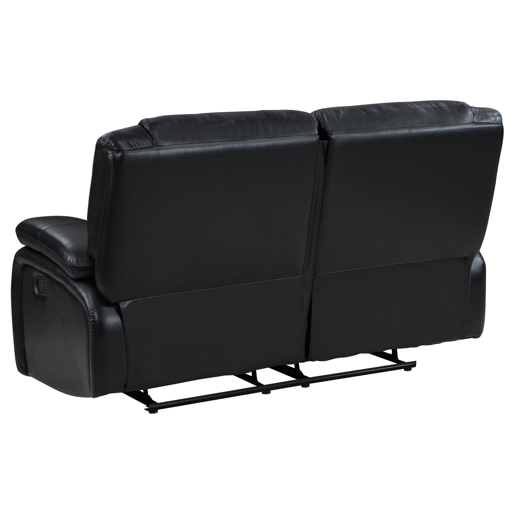 Camila 3-piece Upholstered Reclining Sofa Set Black - Tampa Furniture Outlet