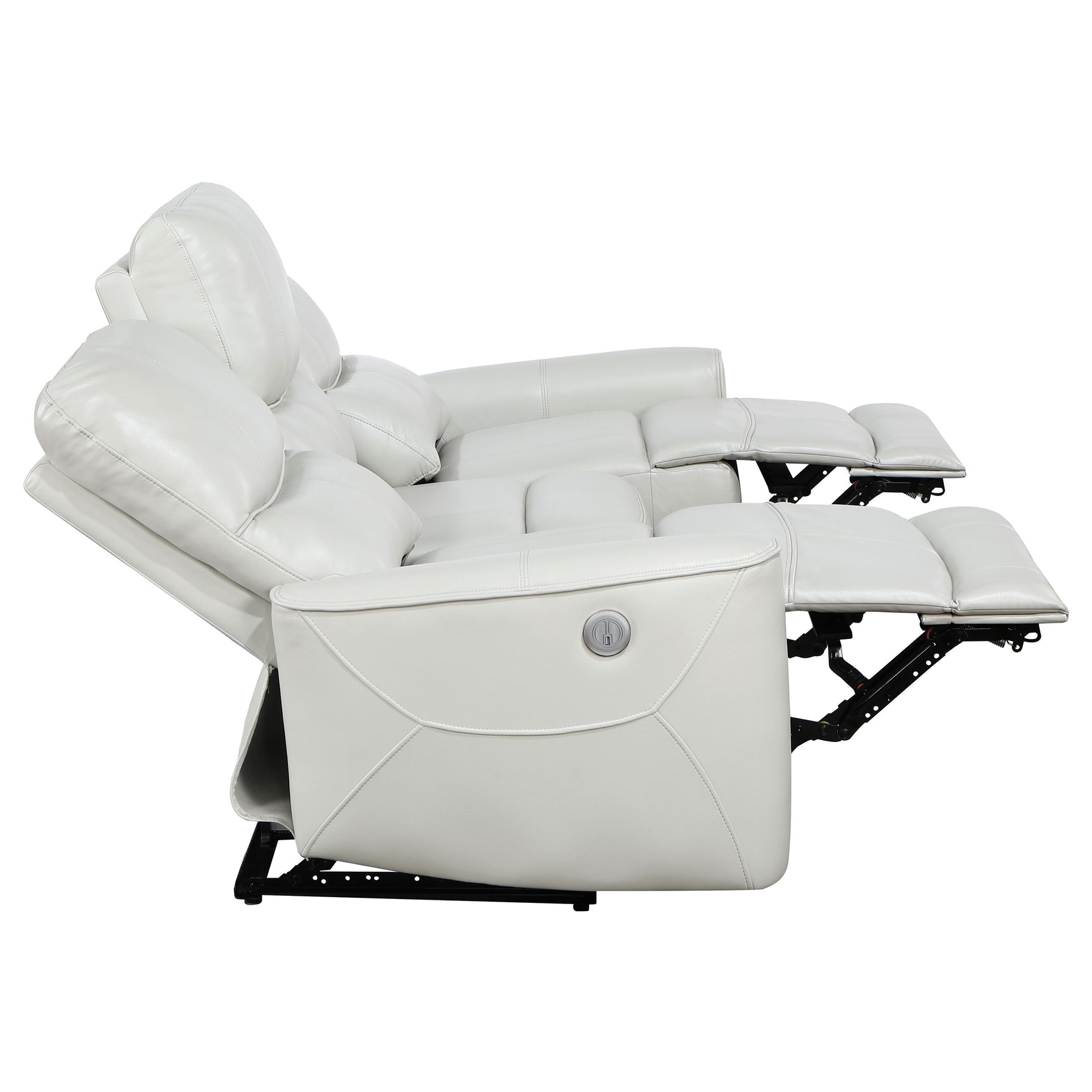 Greenfield 3-piece Power Reclining Sofa Set Dove Grey - Tampa Furniture Outlet