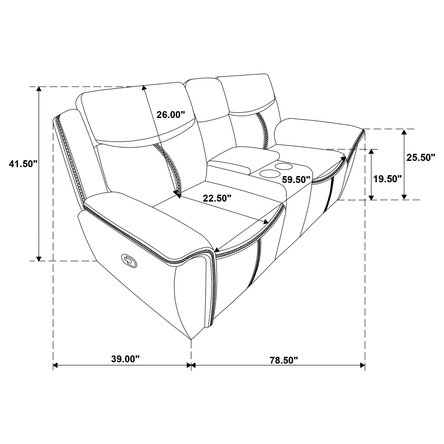 Sloane 3-piece Upholstered Reclining Sofa Set Blue - Tampa Furniture Outlet